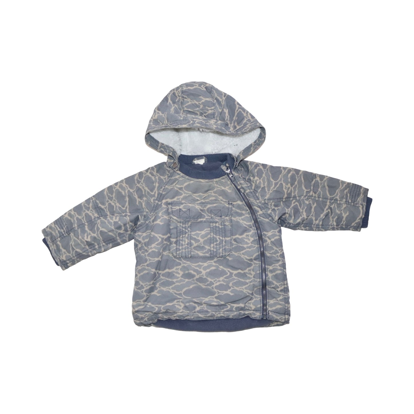 Vinterjacka från H&M - Storlek 86 - Grå & Mörkblå