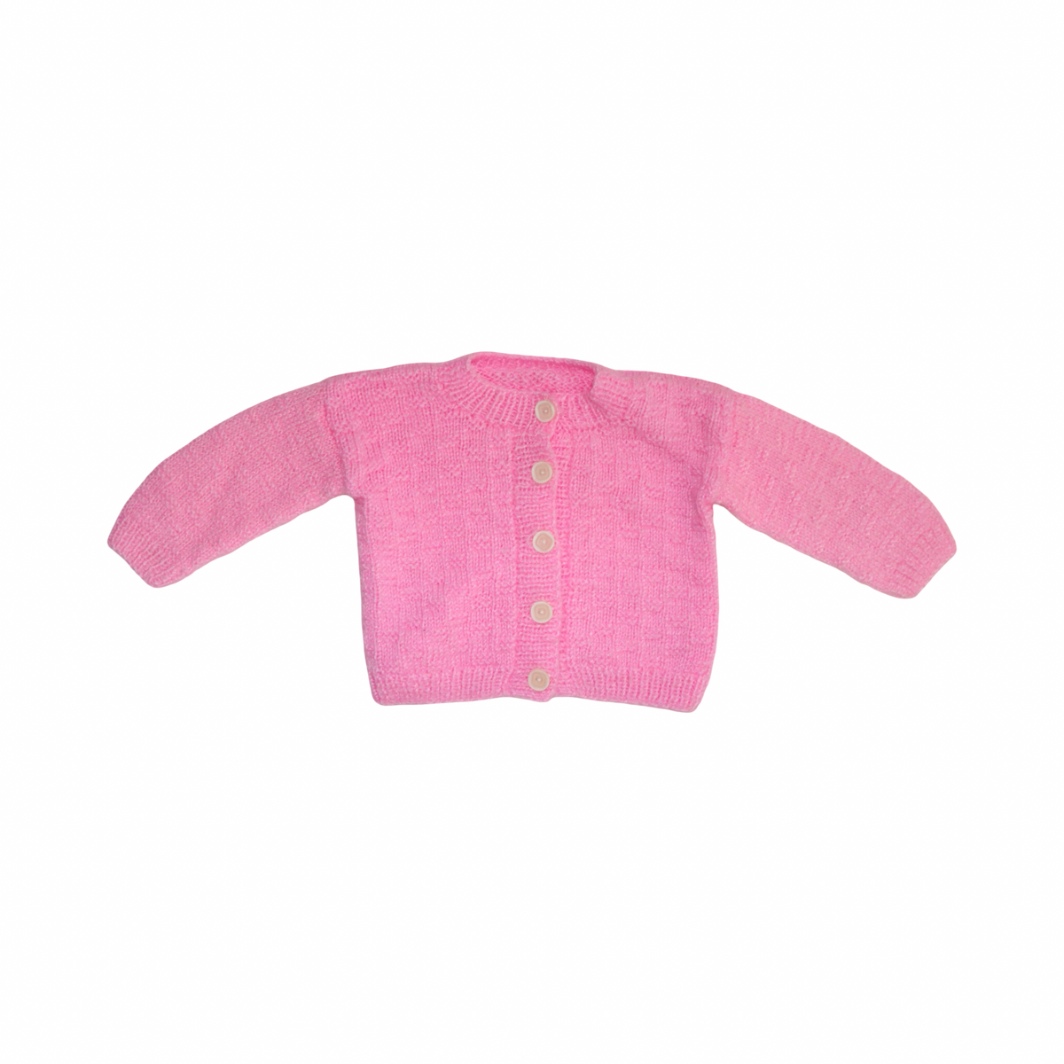 Stickad Kofta - Storlek 68 - Rosa