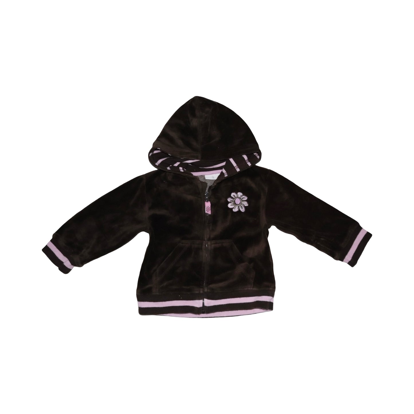 Mjuk Jacka från Åhlens - Storlek 74 - Brun & Ljusrosa