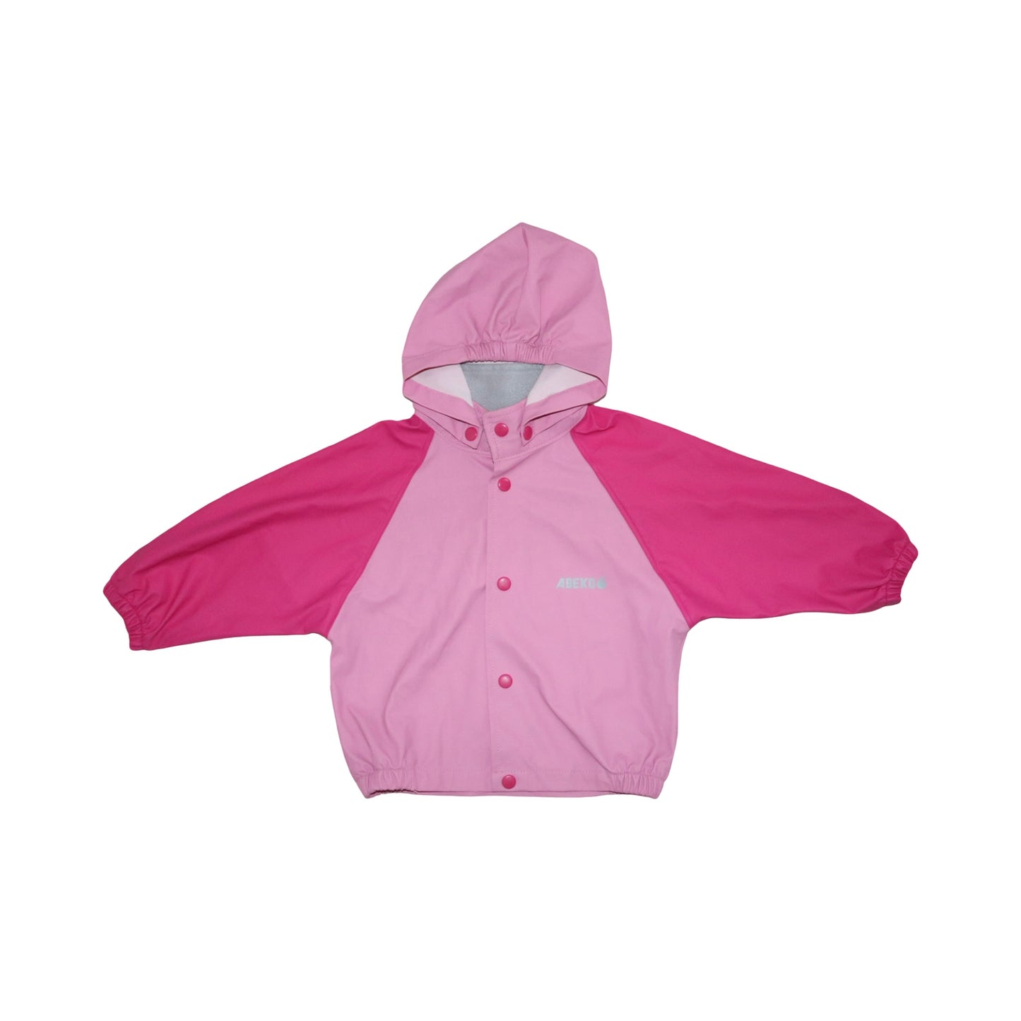 Ofodrad Regnjacka från ABEKO - Storlek 86 - Rosa & Ljusrosa