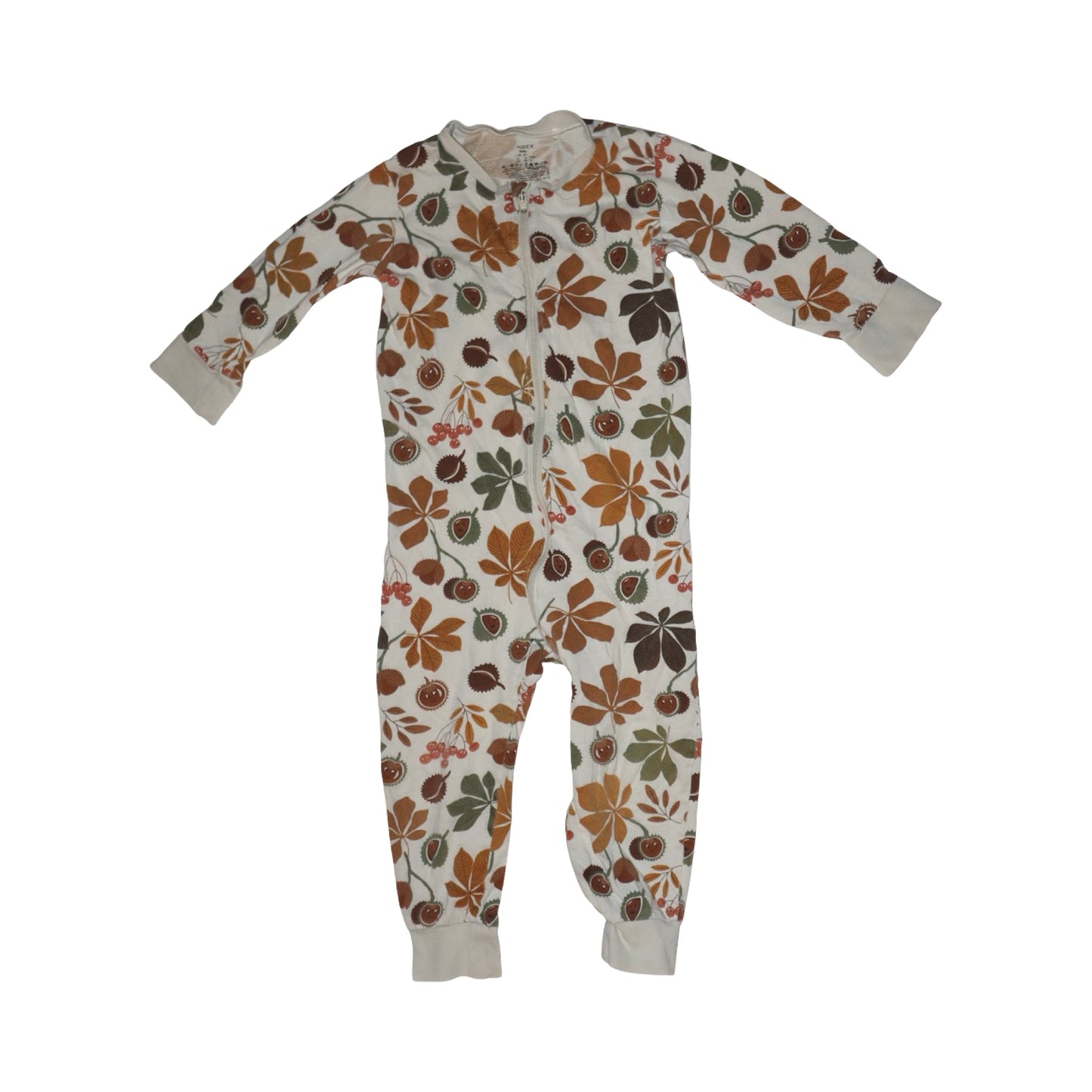 Pyjamas från LINDEX - Storlek 92 - Beige & Brun (Multi)