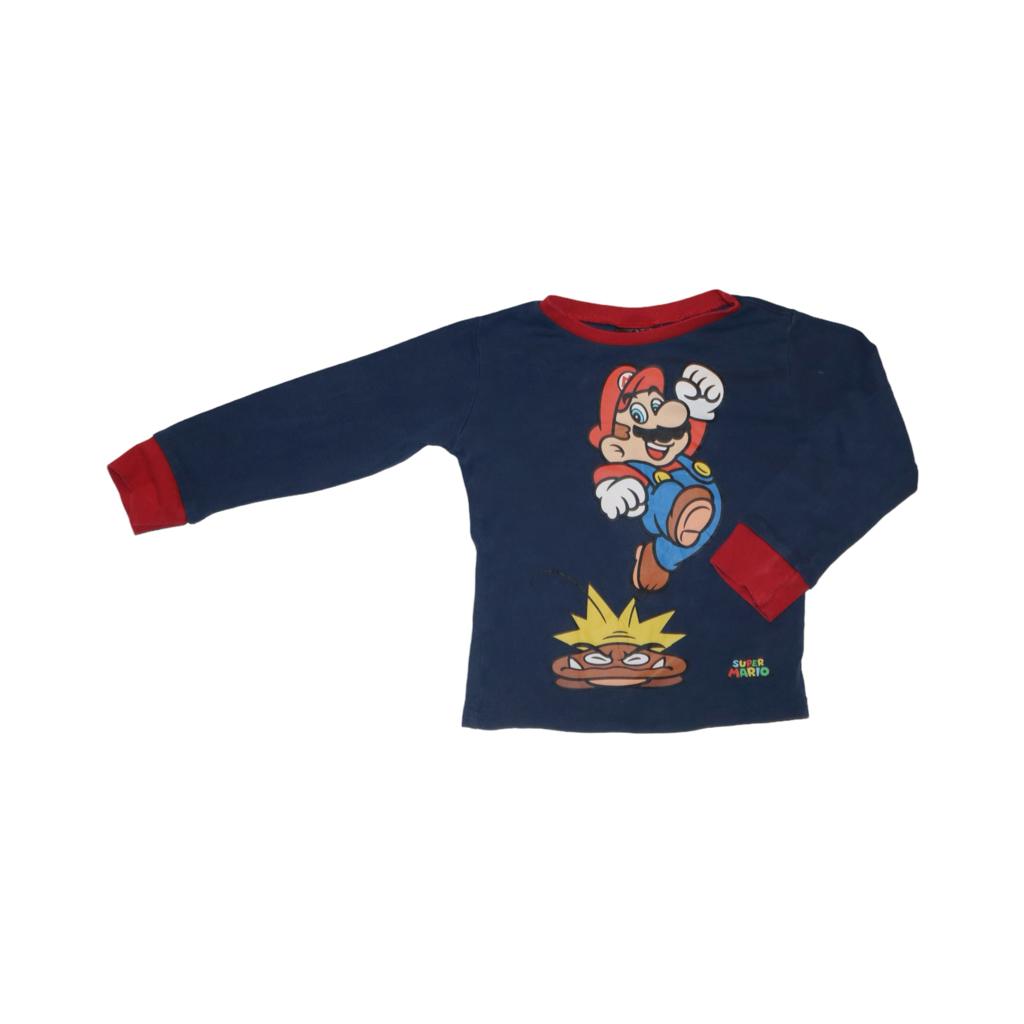 Långärmad T-shirt från H&M - Storlek 92 - Blå