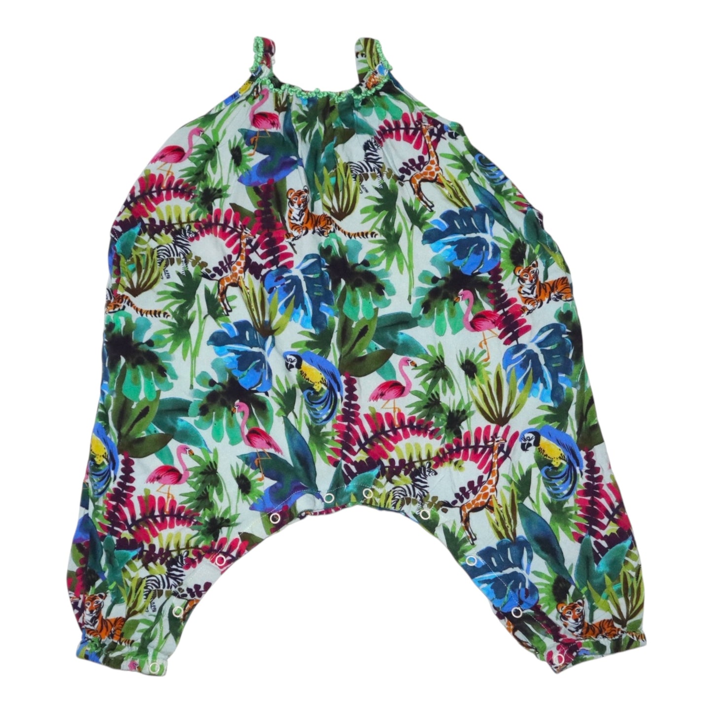 Byxdress/ Jumpsuit från next - Storlek 104 - Vit (Multi)