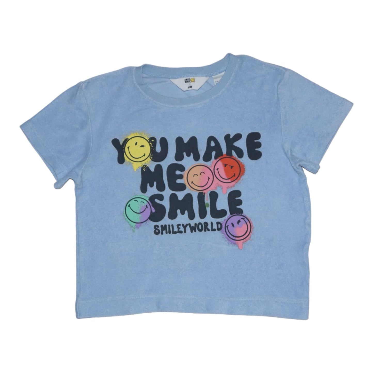 T-shirt från H&M - Storlek 122/128 - Ljusblå