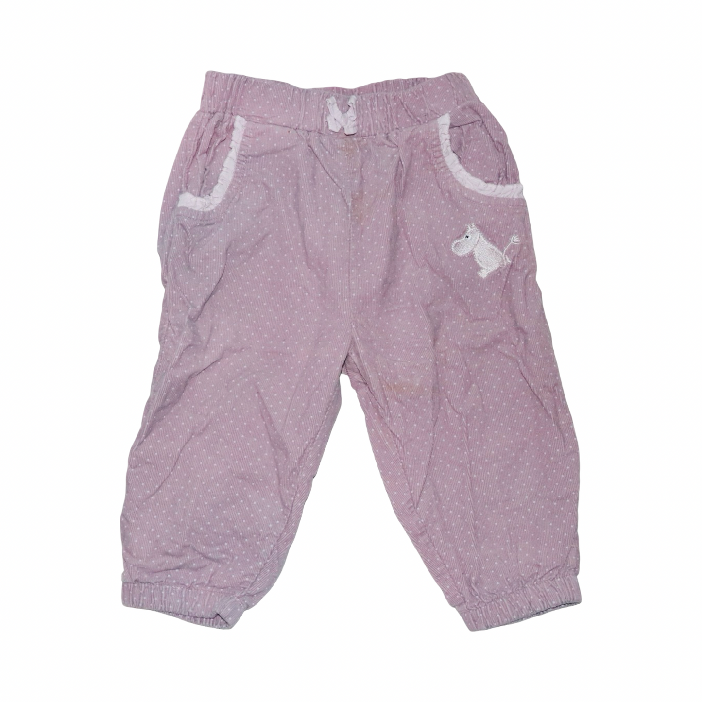 Byxor från TOVE 100 - Storlek 80 - Rosa & Vit