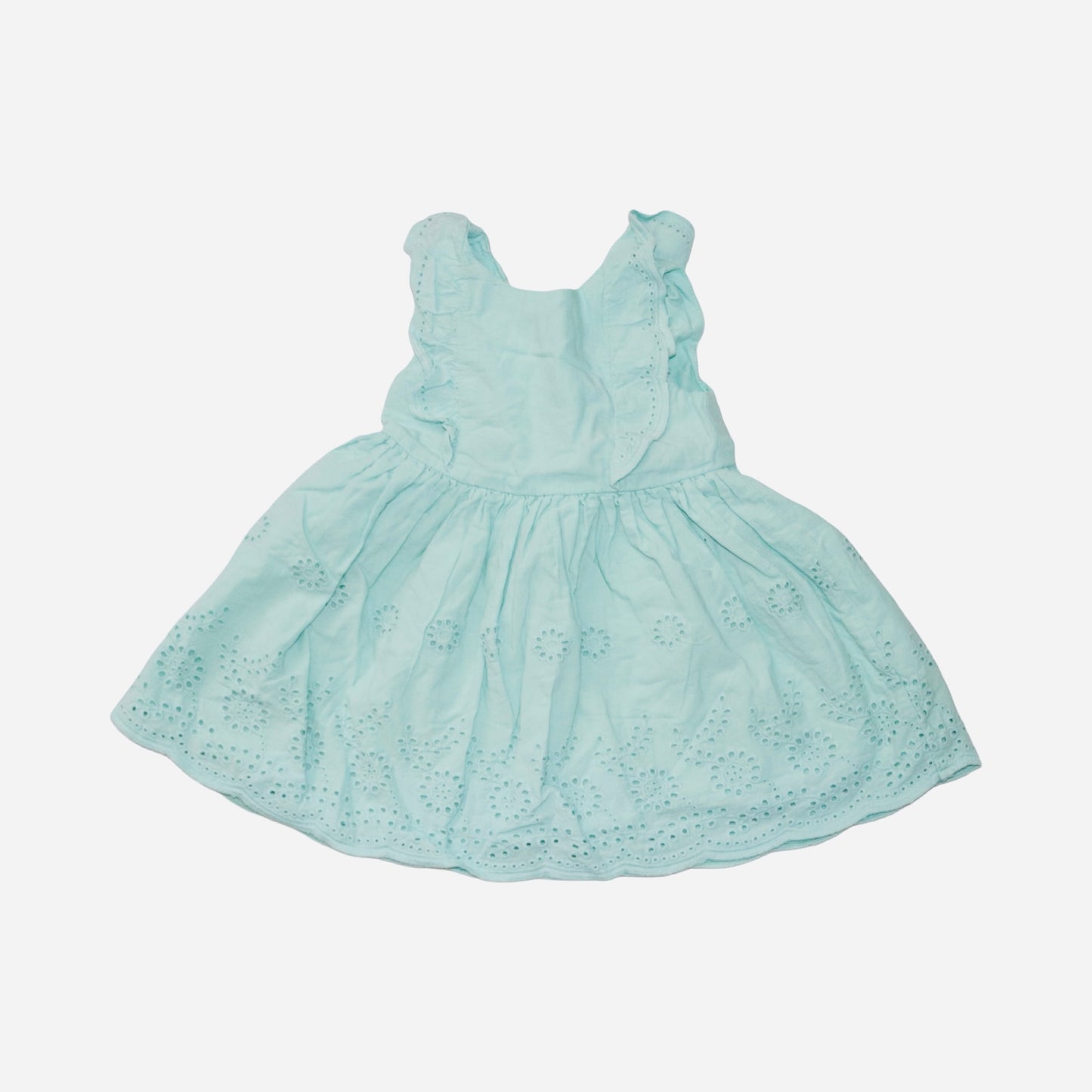 Kortärmad Klänning från PRIMARK - Storlek 74 - Ljusgrön