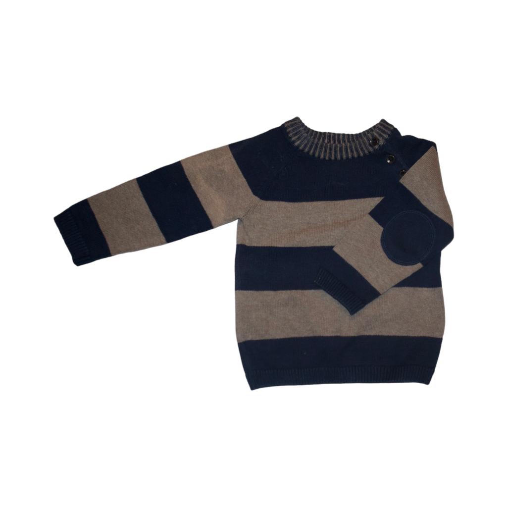 Tröja från H&M - Storlek 80 - Blå & Brun