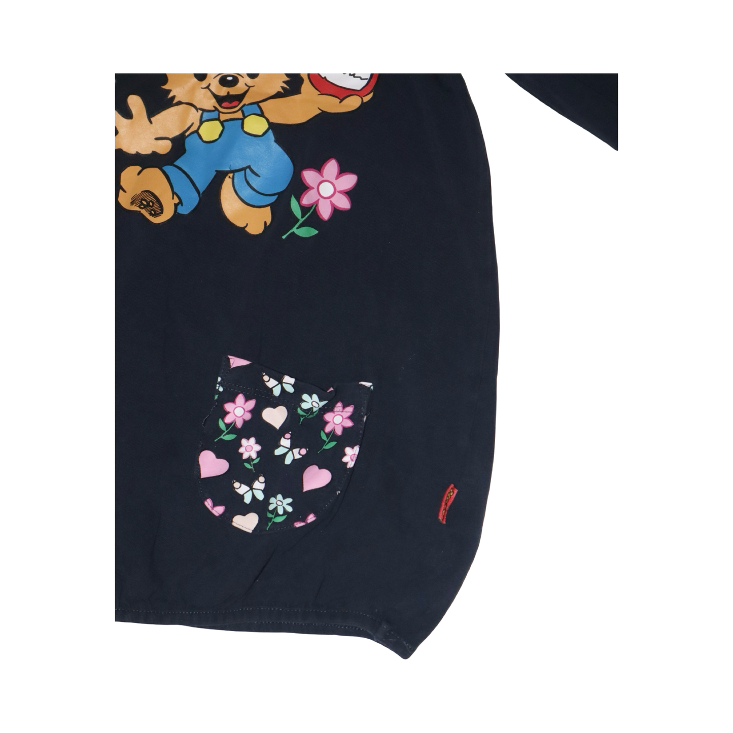 BAMSE Långärmad Klänning från LINDEX - Storlek 104 - Mörkblå (Multi)