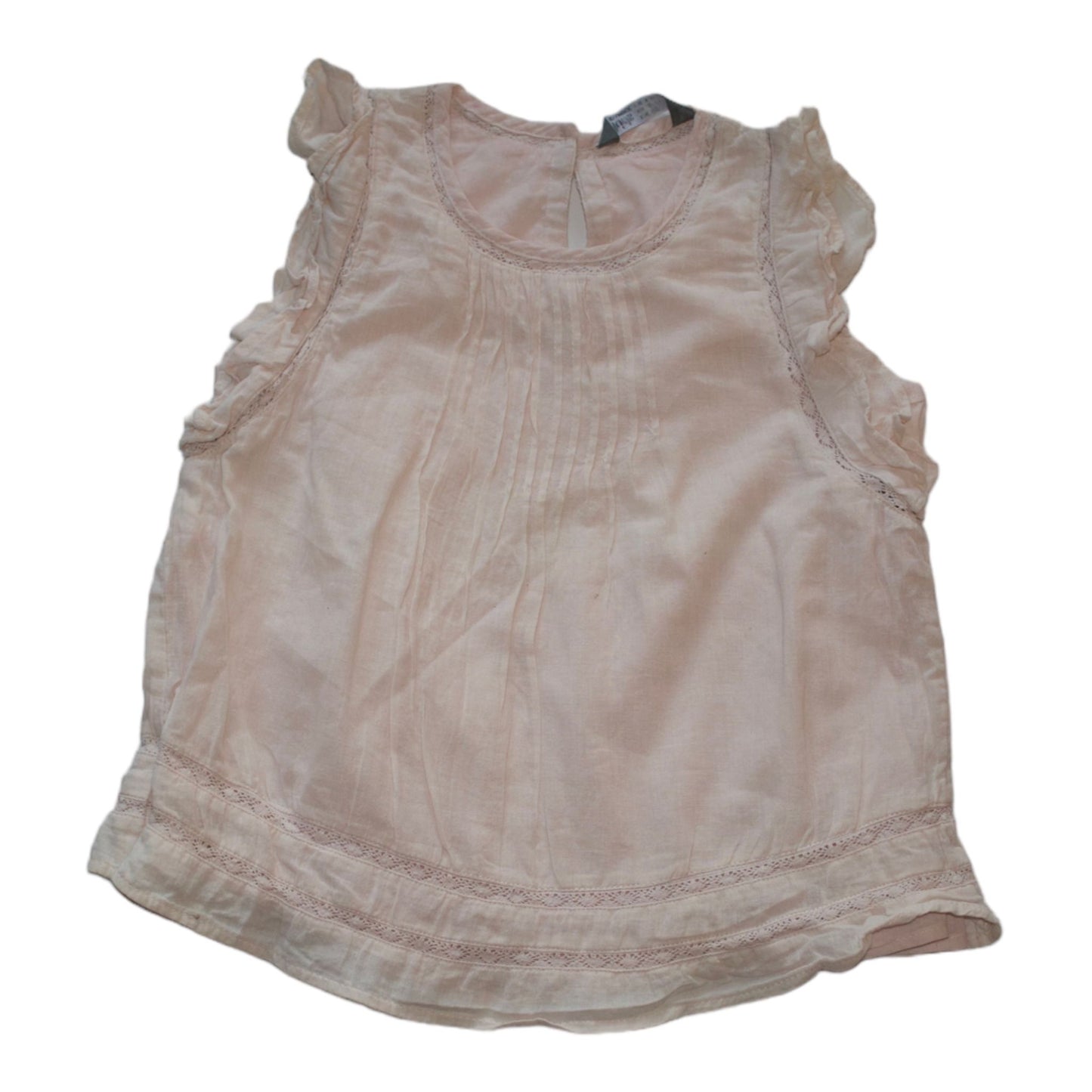 Kortärmad Blus från LINDEX - Storlek 122 - Ljusrosa