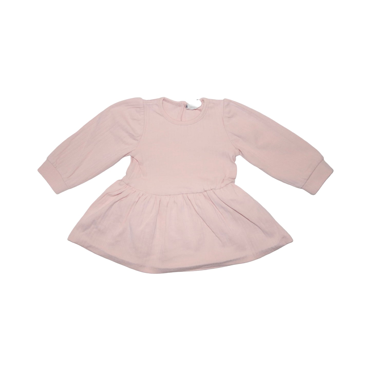 Långärmad Klänning från so cute - Storlek 68 - Ljusrosa