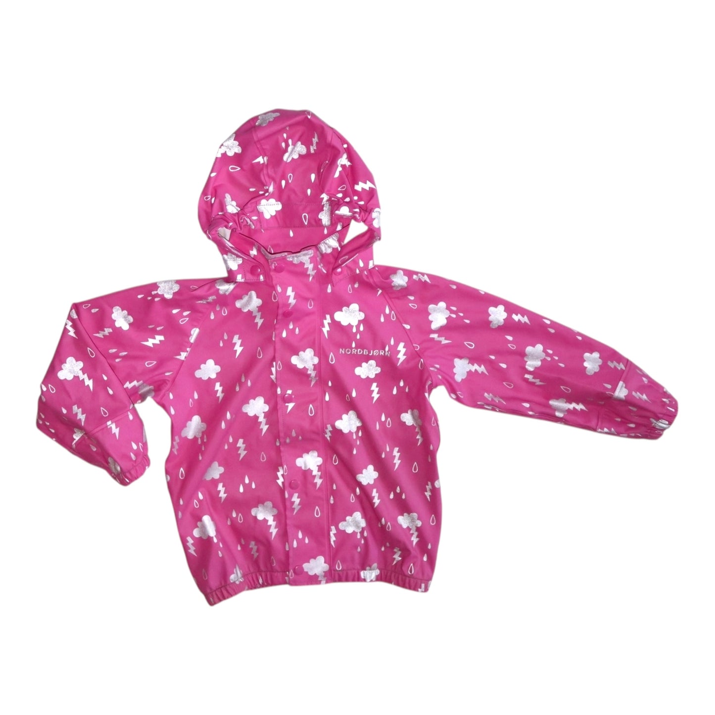 Ofodrad Regnjacka från NORDBJØRN - Storlek 110/116 - Rosa