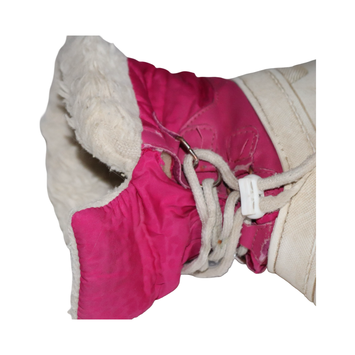 Vinterkängor från LEJON - Storlek 27/28 (Innermått 18cm) - Rosa & Vit