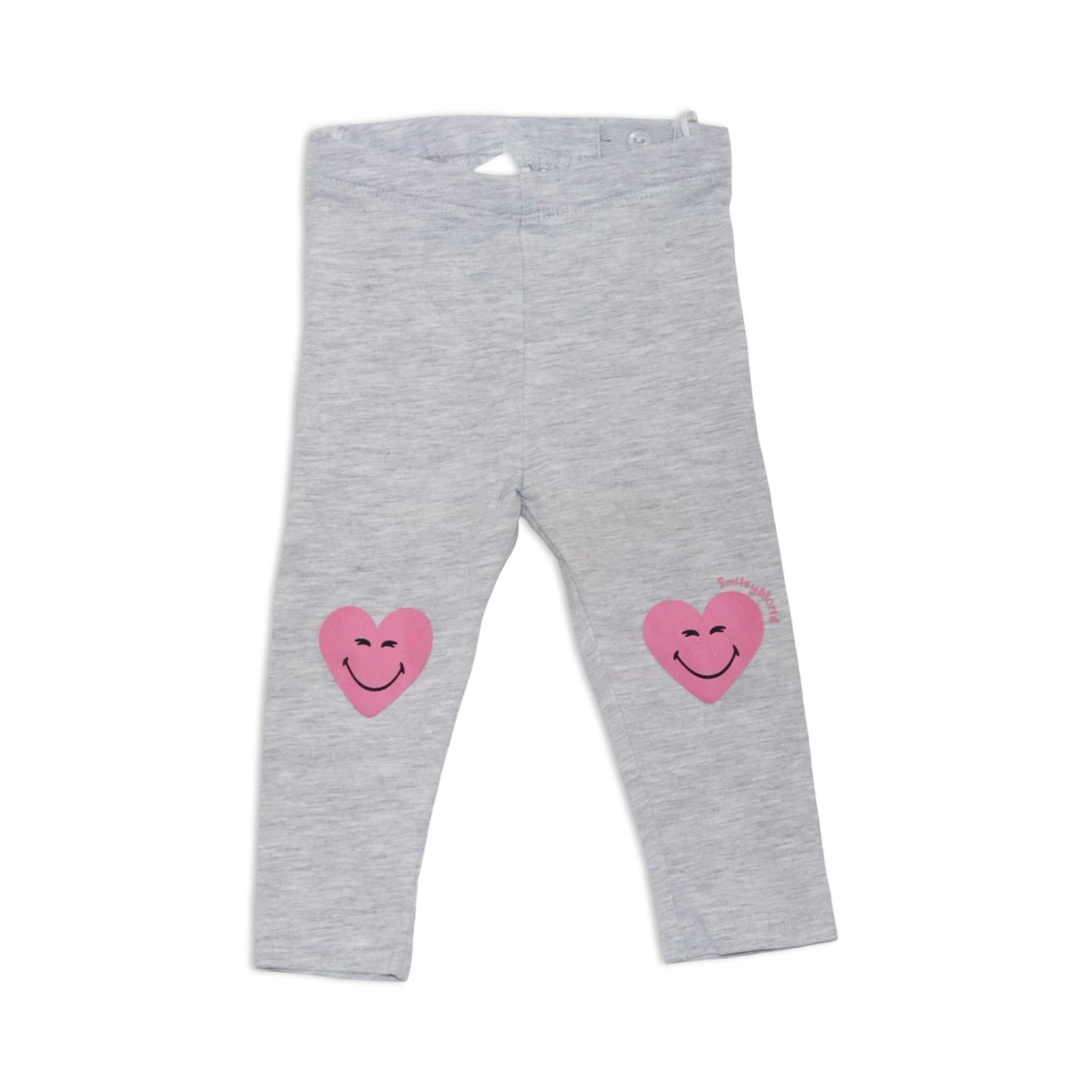 Leggings Byxor (2 Pack) från FRED & FLO & H&M - Storlek 74 - Rosa & Grå (Multi)