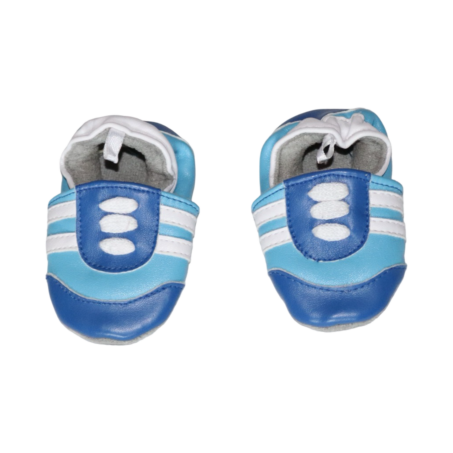 Mockasiner - Storlek 62/68 - Blå & Vit