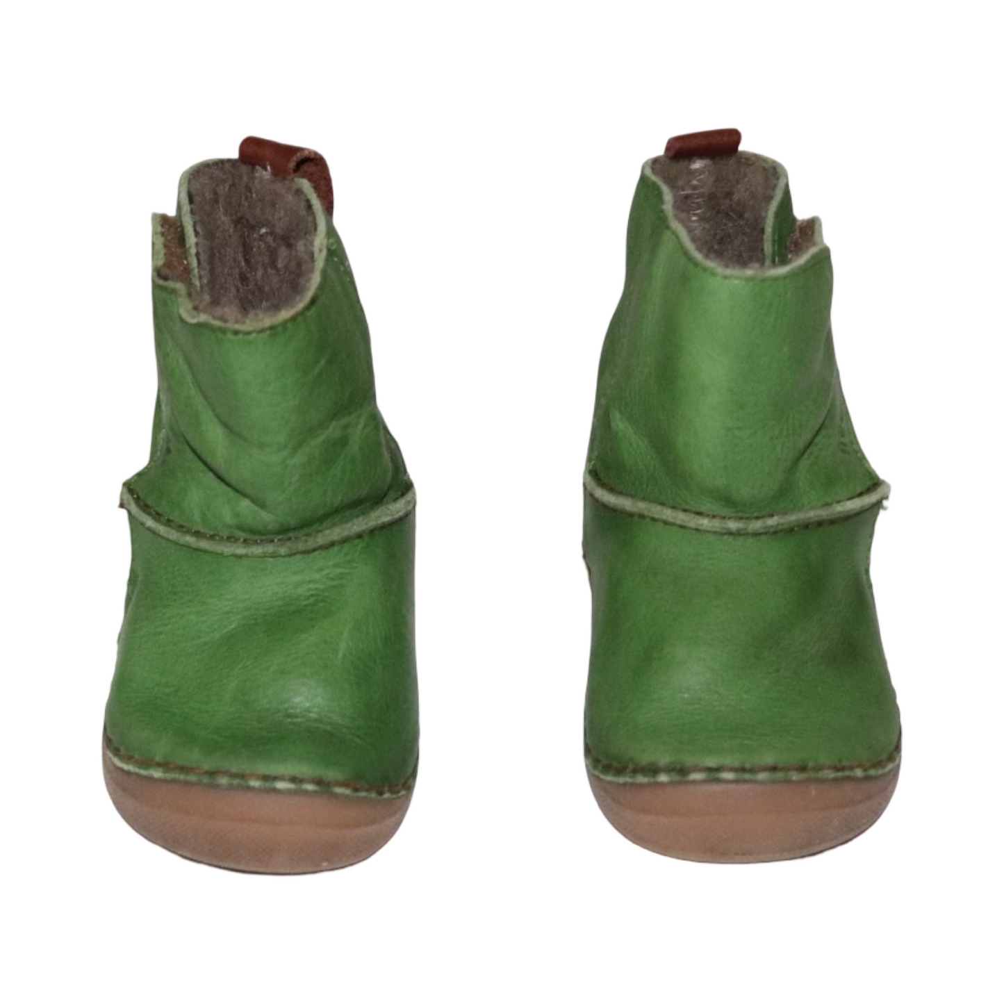 Fodrade Kängor från FRODDO - Storlek 20 (Innermått 12cm) - Grön & Brun