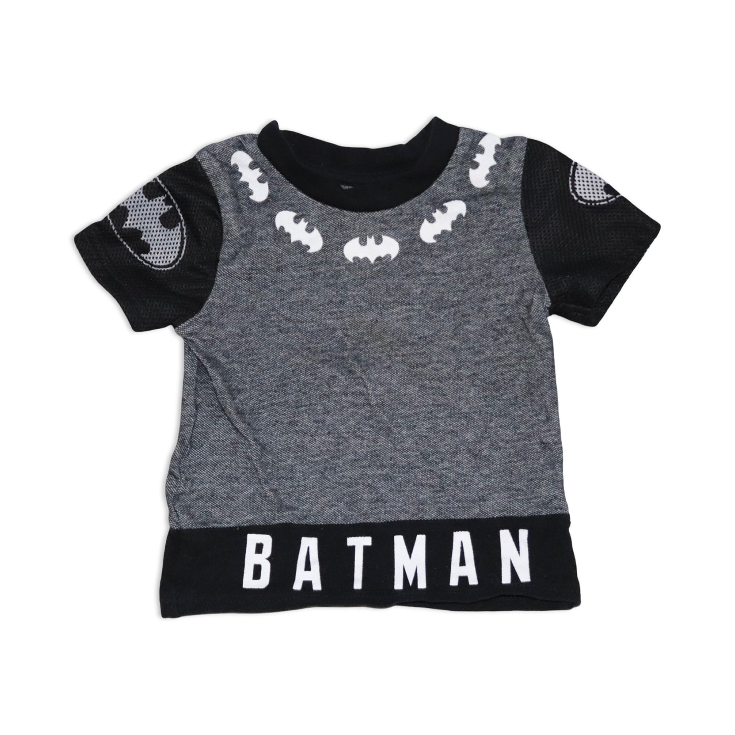 Kortärmad T-shirt från BATMAN - Storlek 80 - Grå & Svart(Multi)