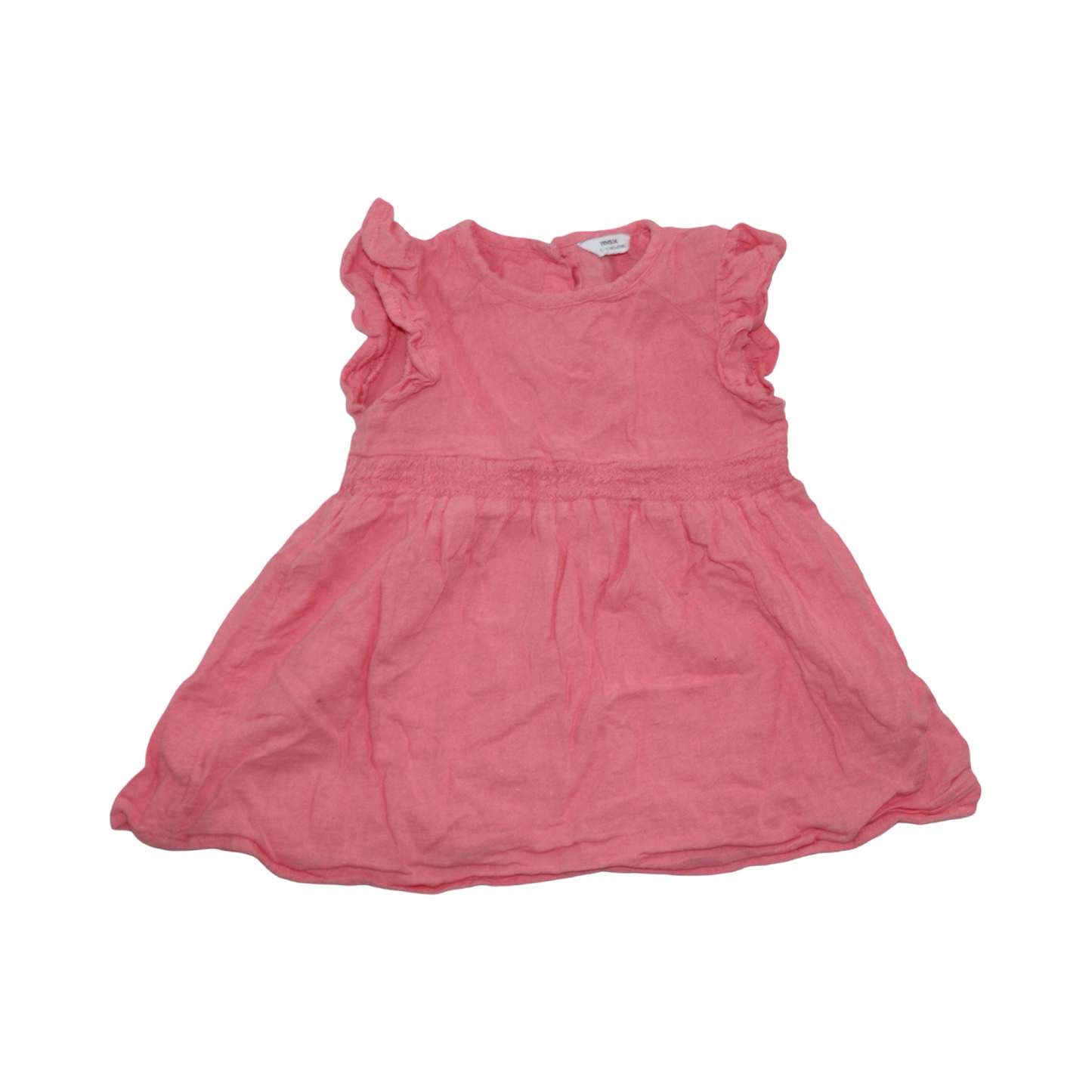 Kortärmad Klänning från max - Storlek 74 - Orange