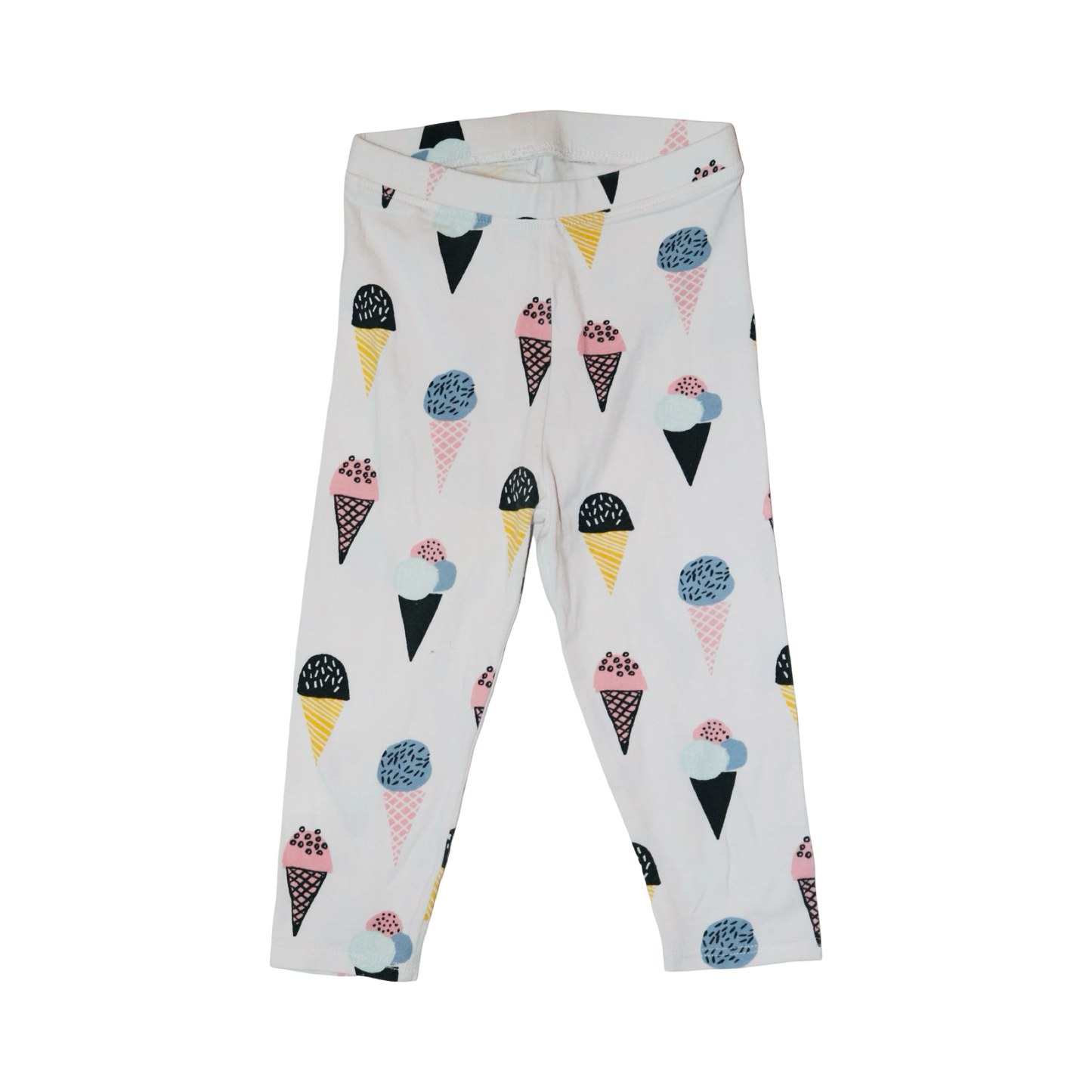 Leggings Byxor från ÅHLENS - Storlek 74/80 - Vit (Multi)