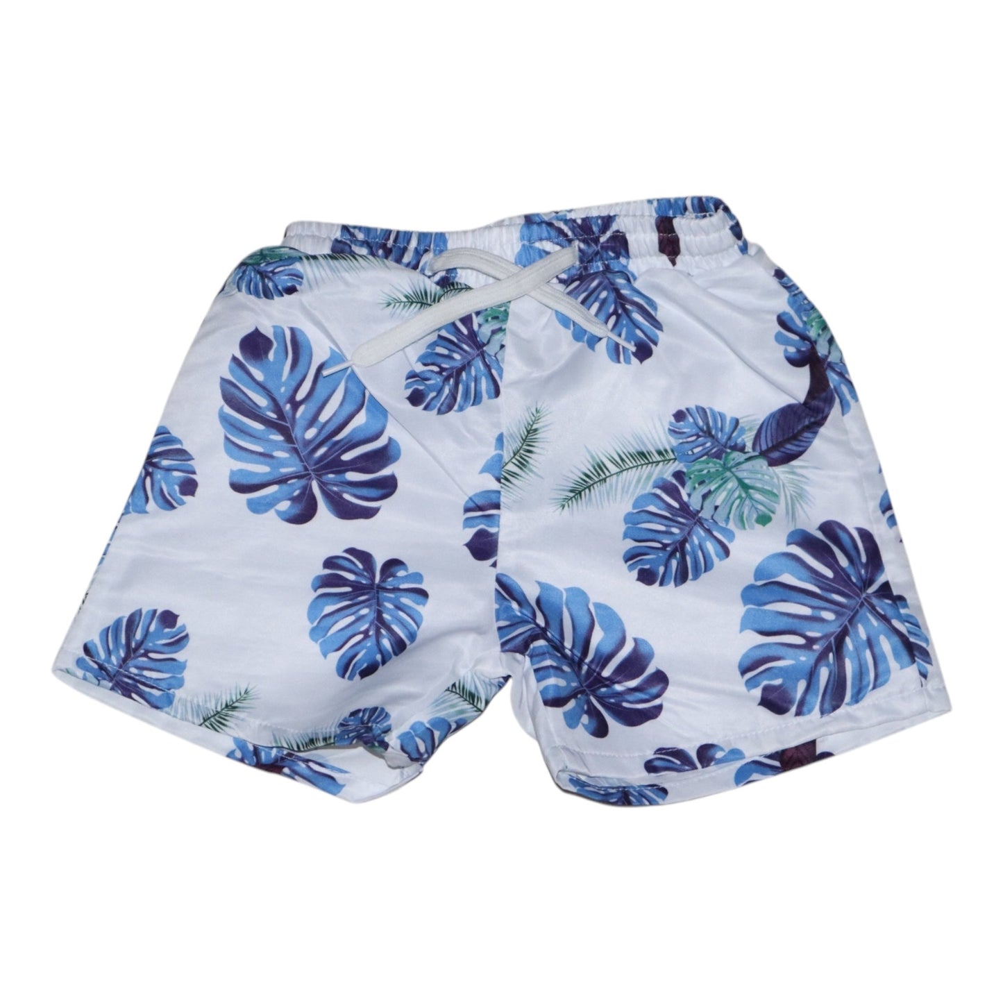 Bad Shorts - Storlek 90 - Blå & Vit