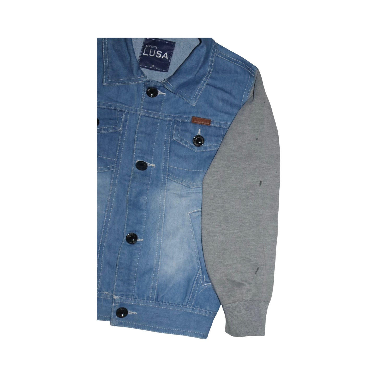 Jeans Jacka från LUSA - Storlek 128 - Blå & Grå