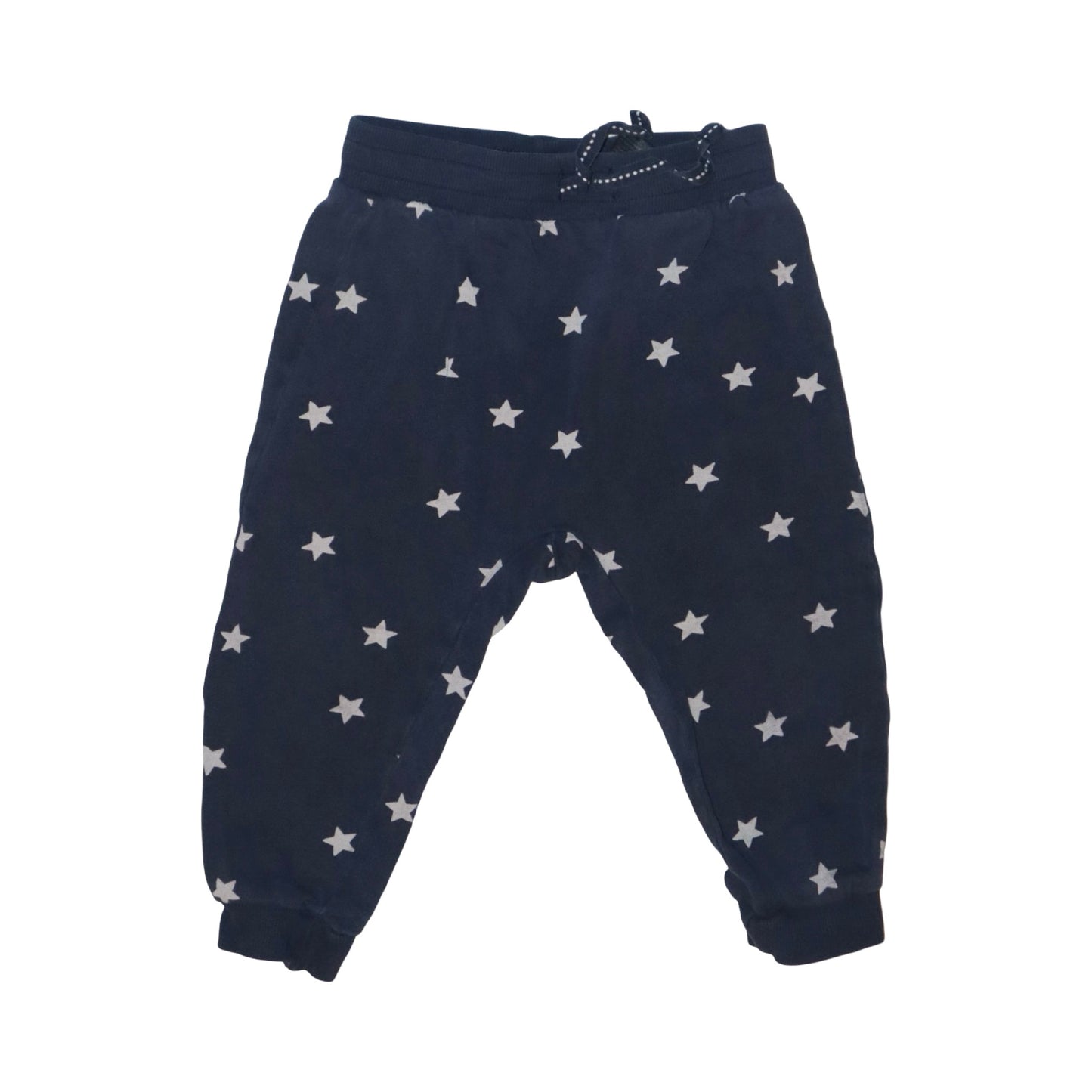 Byxor från H&M - Storlek 86 - Mörkblå & Vit