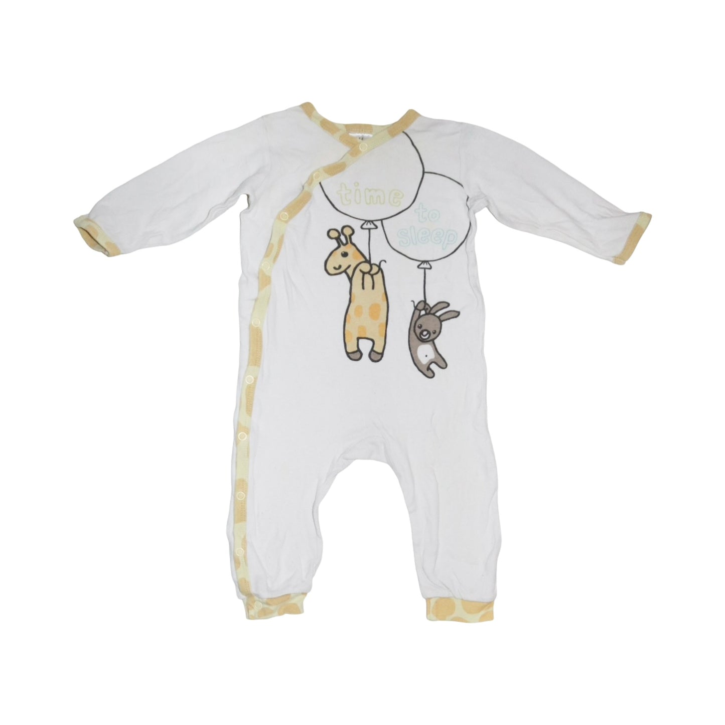 Pyjamas (2 Pack) från H&M - Storlek 74 - Gul & Vit