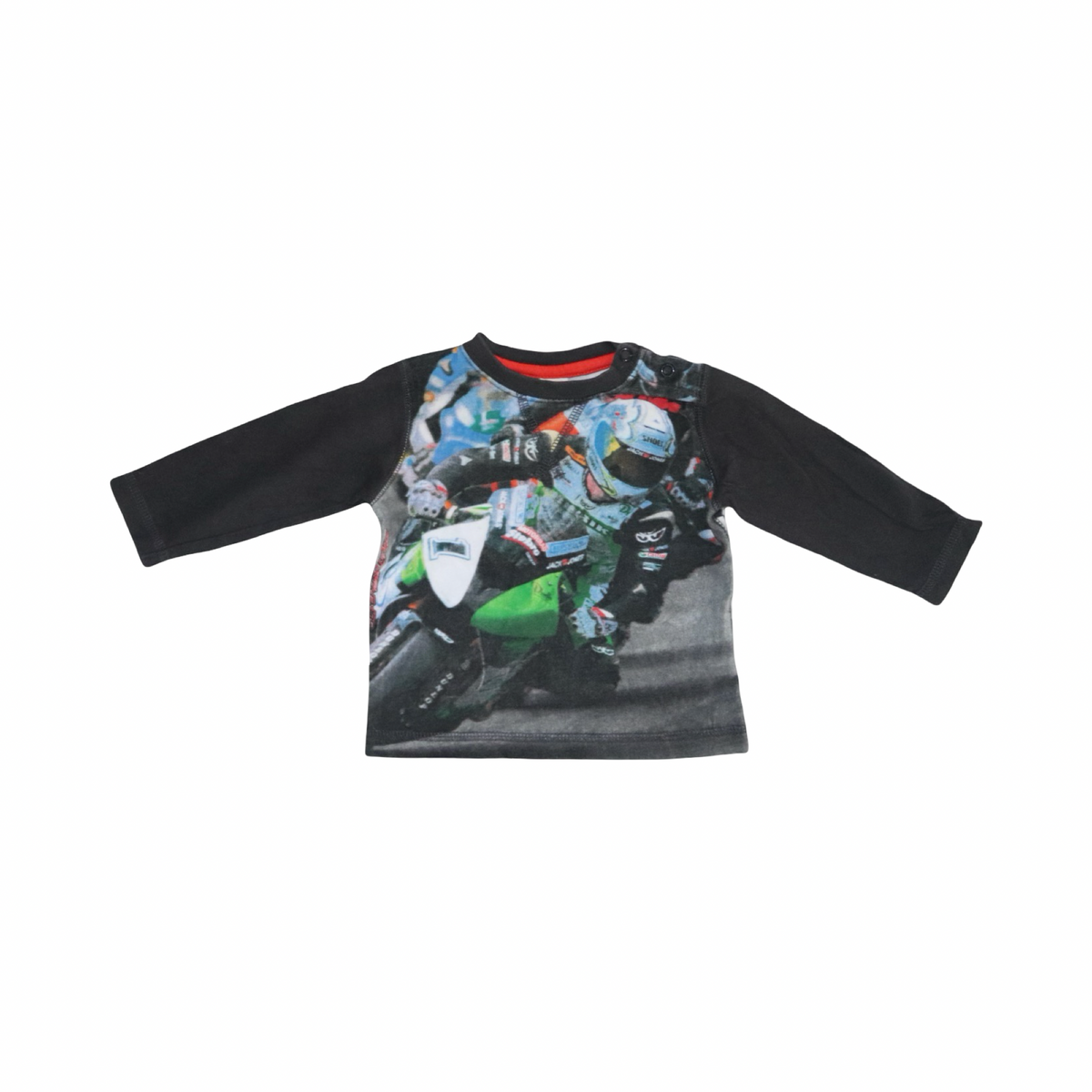 Långärmad T-shirt från parvel - Storlek 62/68 - Svart (Multi)