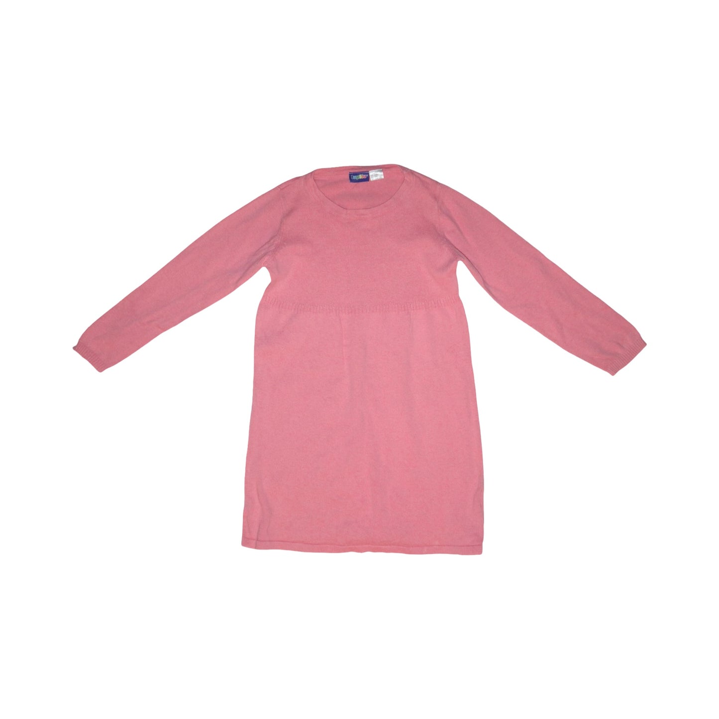 Långärmad Klänning (2 Pack) från Lupilu - Storlek 110/116 - Orange & Grå