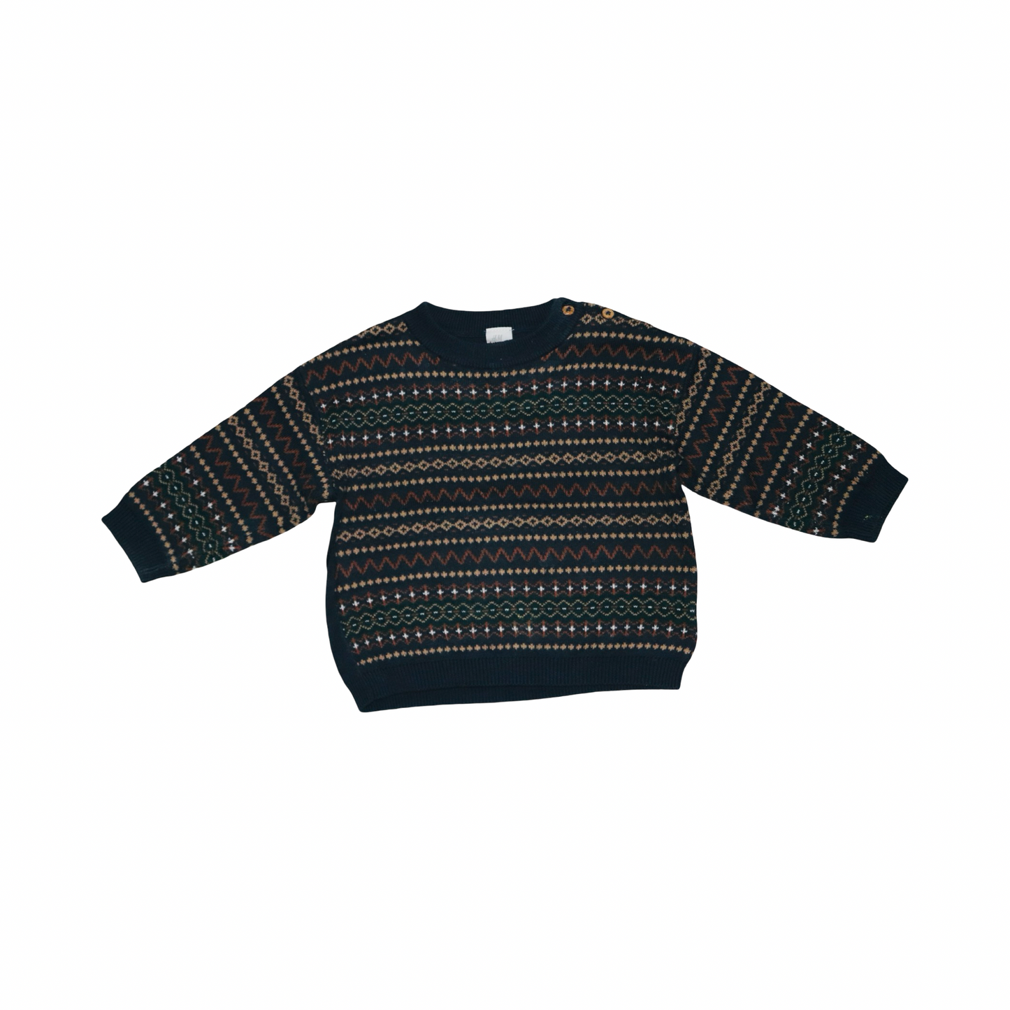 Tröja från H&M - Storlek 74 - Marinblå (Multi)