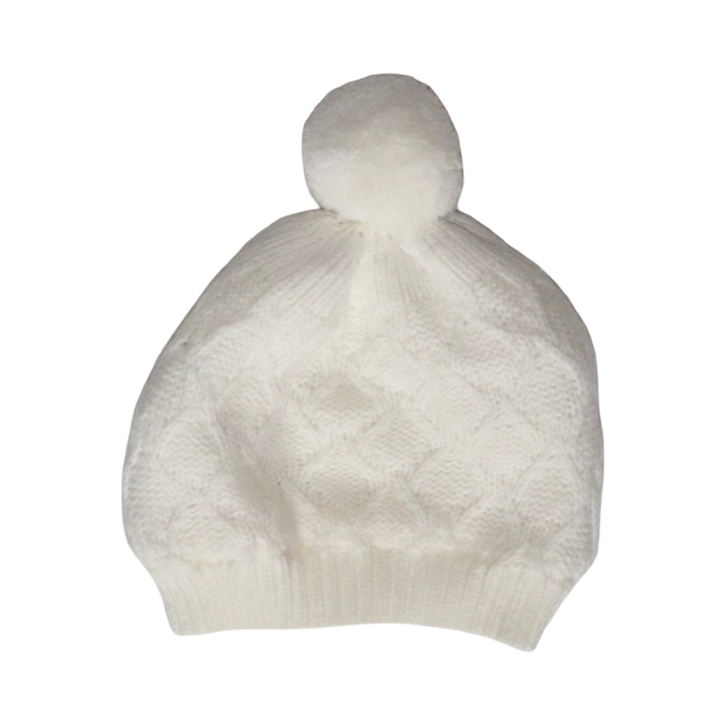 Stickad Mössa från SHEIN - Storlek 50 - Vit