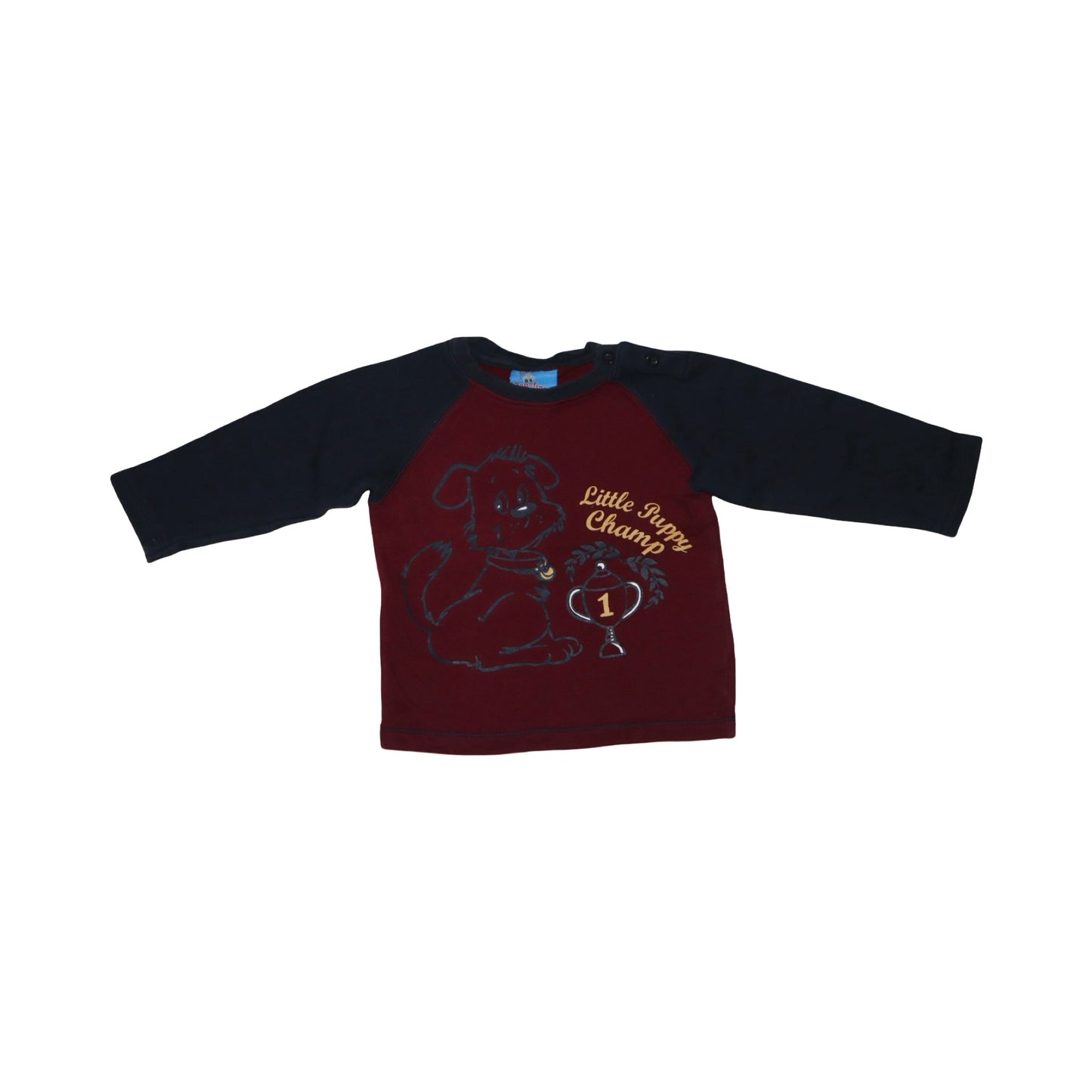 Tröja från Topolino - Storlek 86 - Marinblå & Rödbrun (Multi)