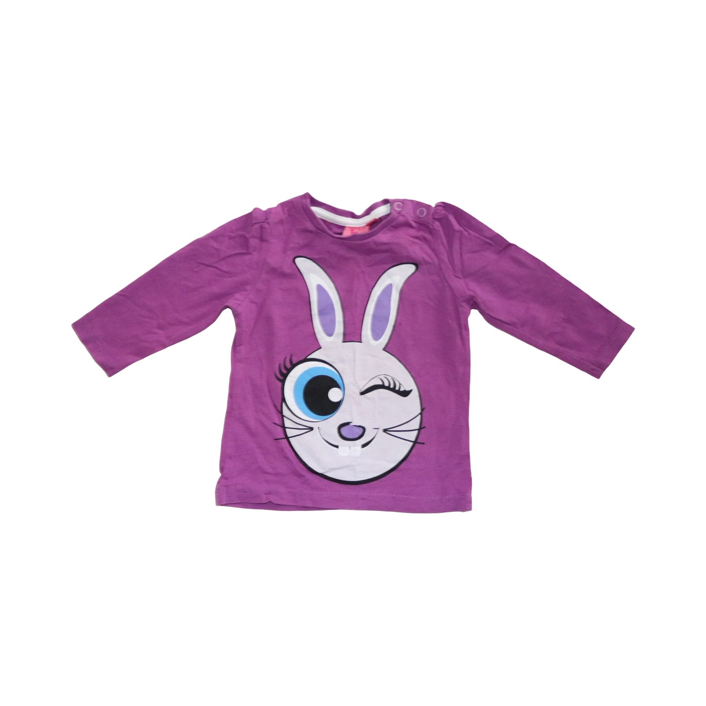 Långärmad T-shirt från cute girl - Storlek 74 - Lila (Multi)