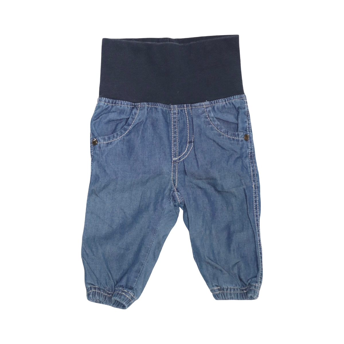 Fodrade Jeans Byxor från newbie - Stolek 62 - Blå