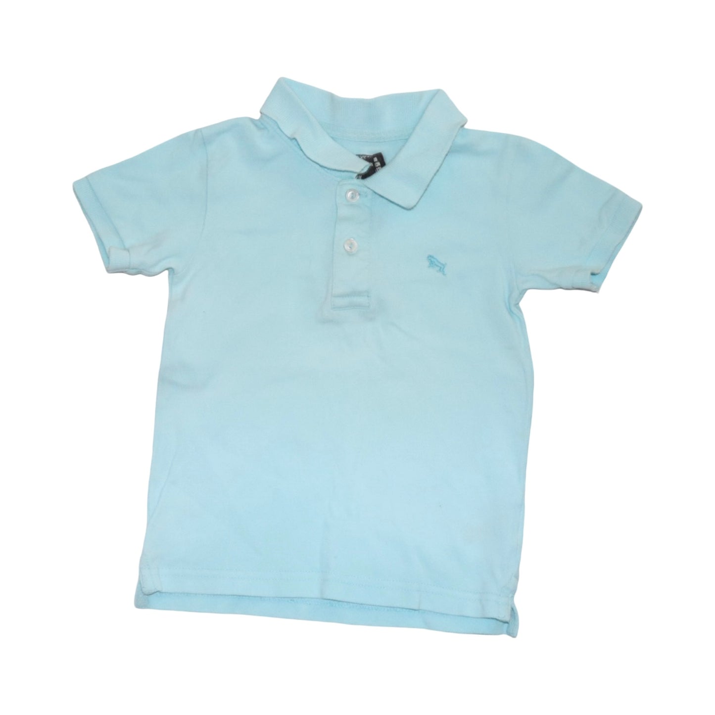 Kortärmad T-shirt (2 Pack) från L.O.G.G H&M - Storlek 80 - Gul & Ljusblå
