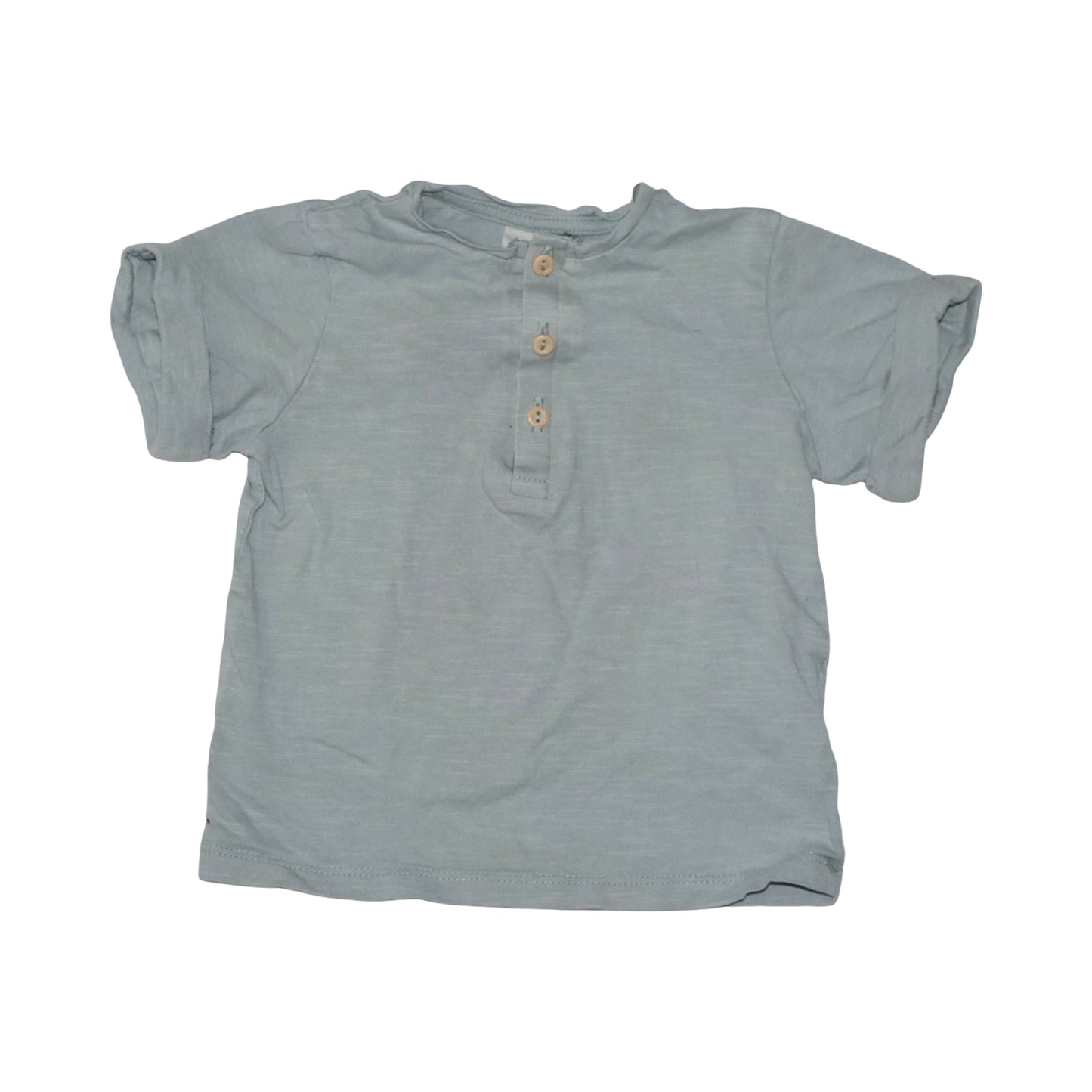 Kortärmad T-shirt från H&M - Storlek 80 - Ljusgrön