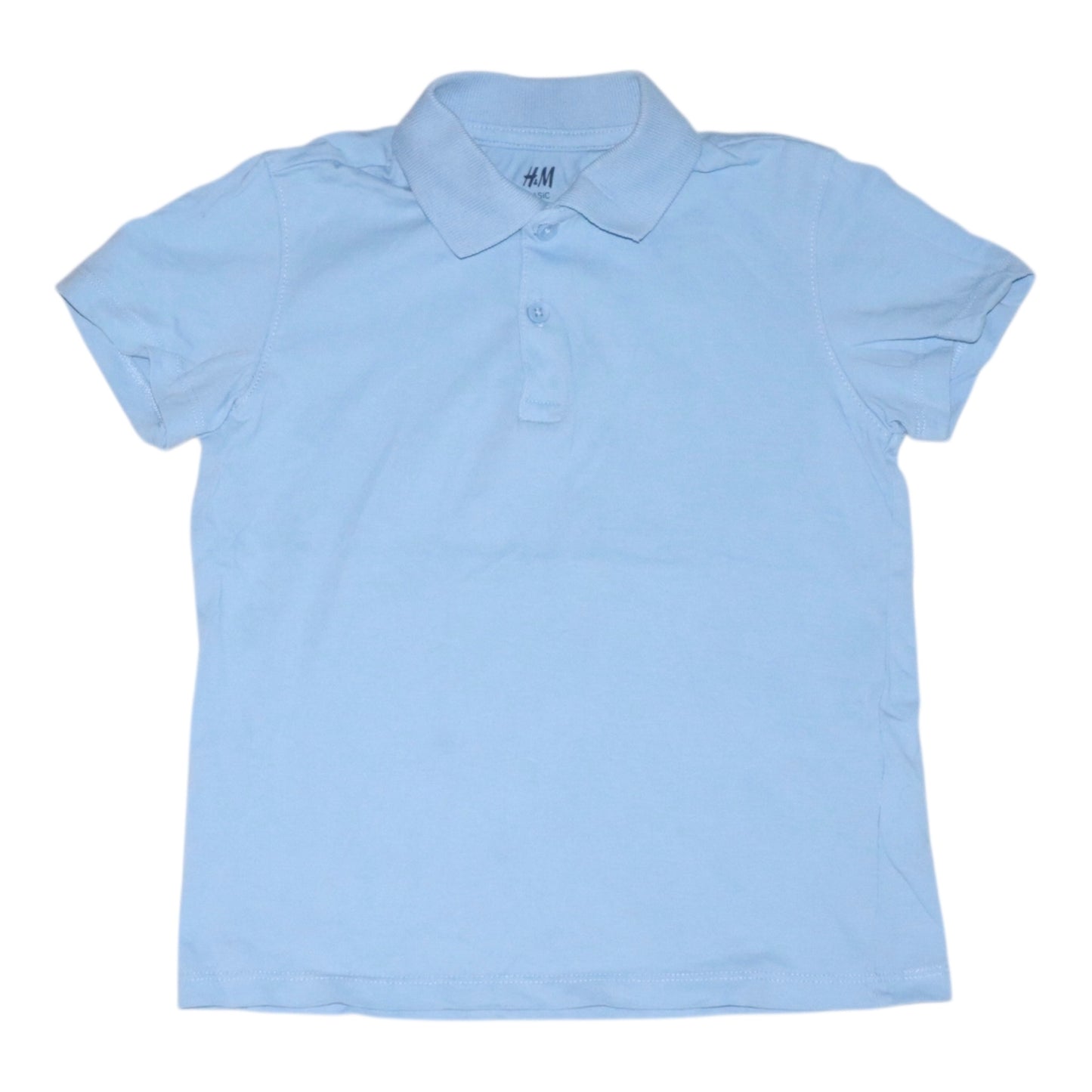 Kortärmad T-shirt från H&M - Storlek 98/104 - Ljusblå