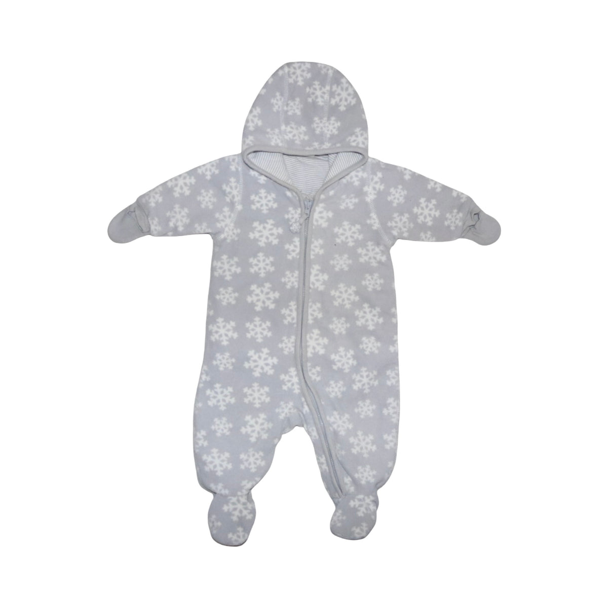 Mjuk Overall från H&M - Storlek 62 - Grå & Vit