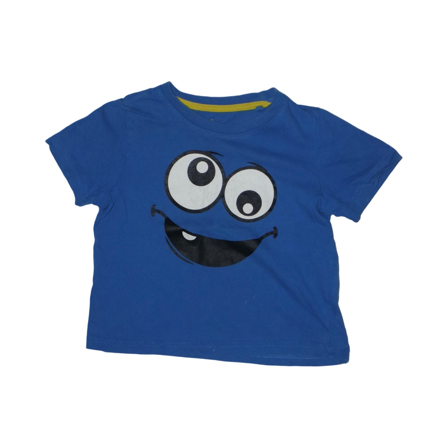 Kortärmad T-shirt från lupilu - Storlek 98/104 - Blå (Multi)