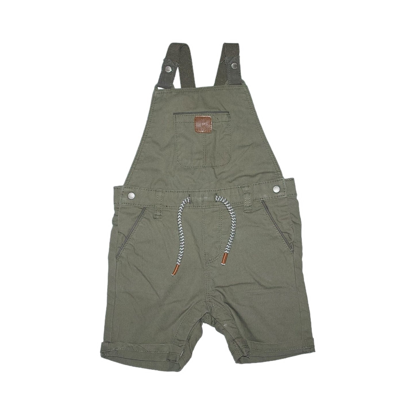 Hängselshorts Från OBaiBi - Storlek 74 - Grön