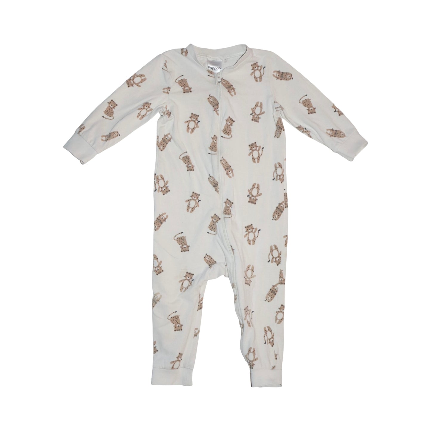 Pyjamas från KappAhl - Storlek 80 - Benvit & Ljusbrun (Multi)