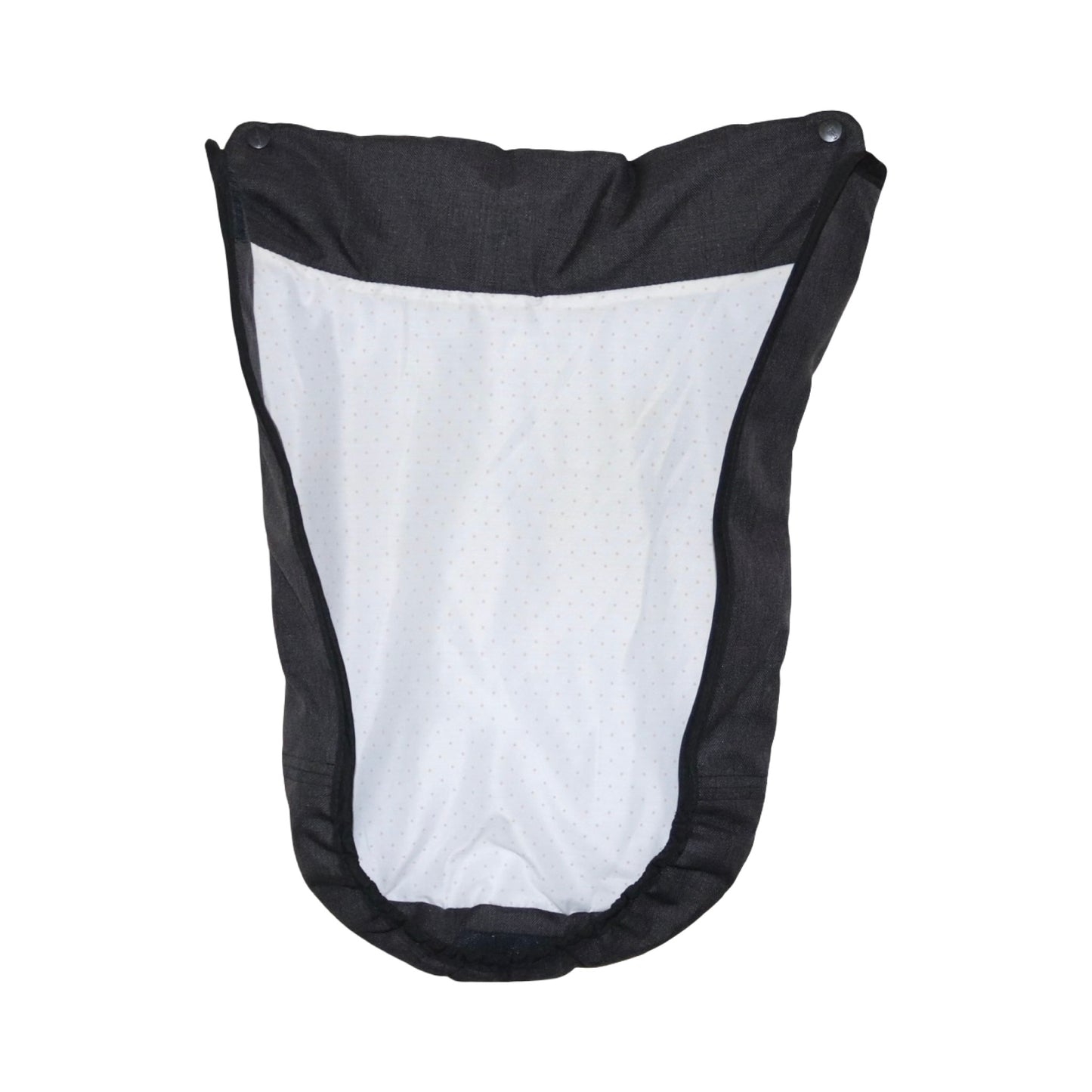 Fotsack till Vintersittdelskläds från Emmaljunga - Storlek 35cm x 25cm - Svart & Vit