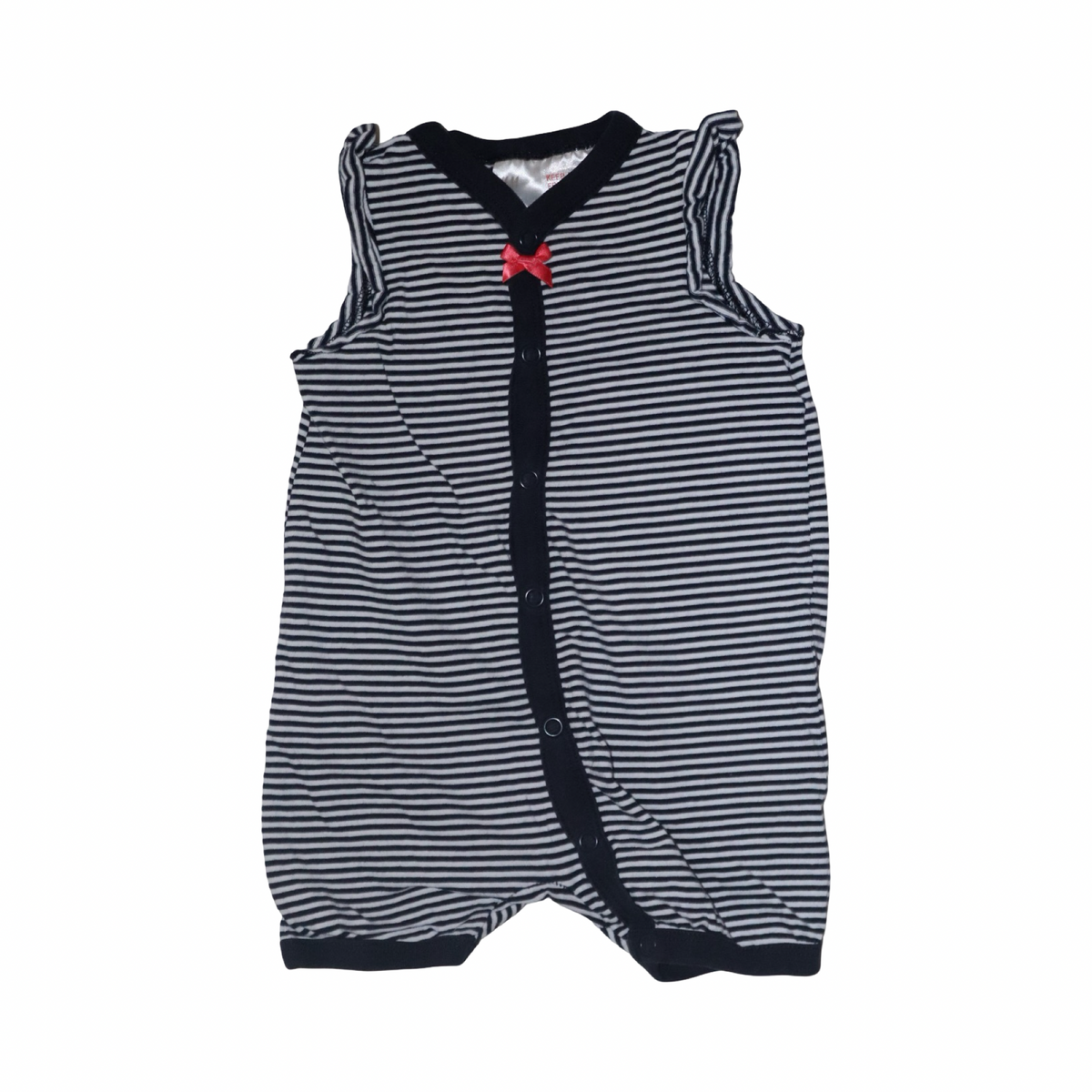 Byxdress/ Sparkdräkt från H&M - Storlek 62 - Svart & Vit