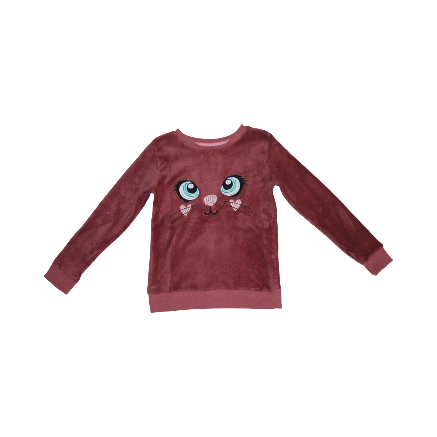 Tröja i fleece från Softer Days - Storlek 122/128 - Brun