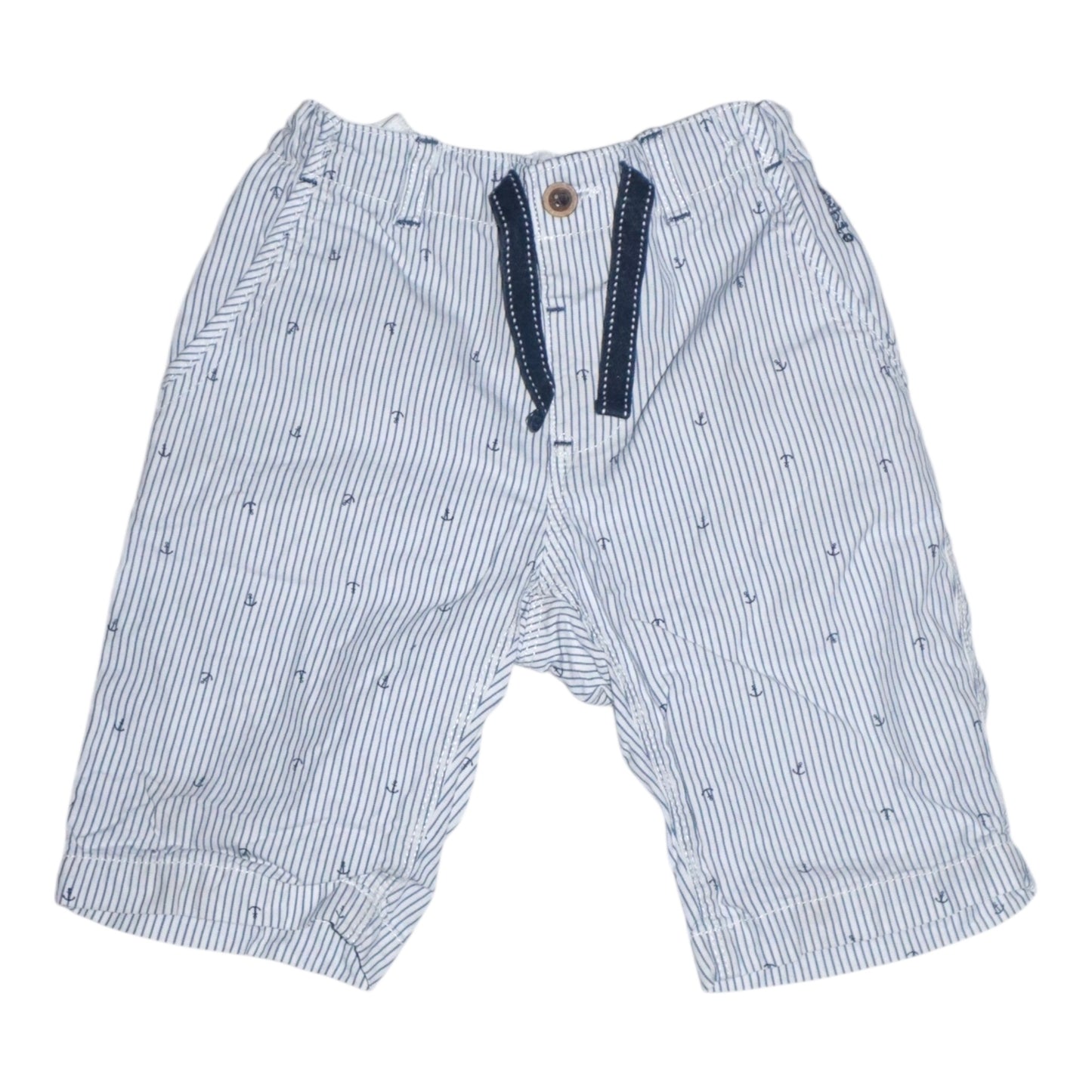 Shorts från newbie - Storlek 98 - Vit & Blå