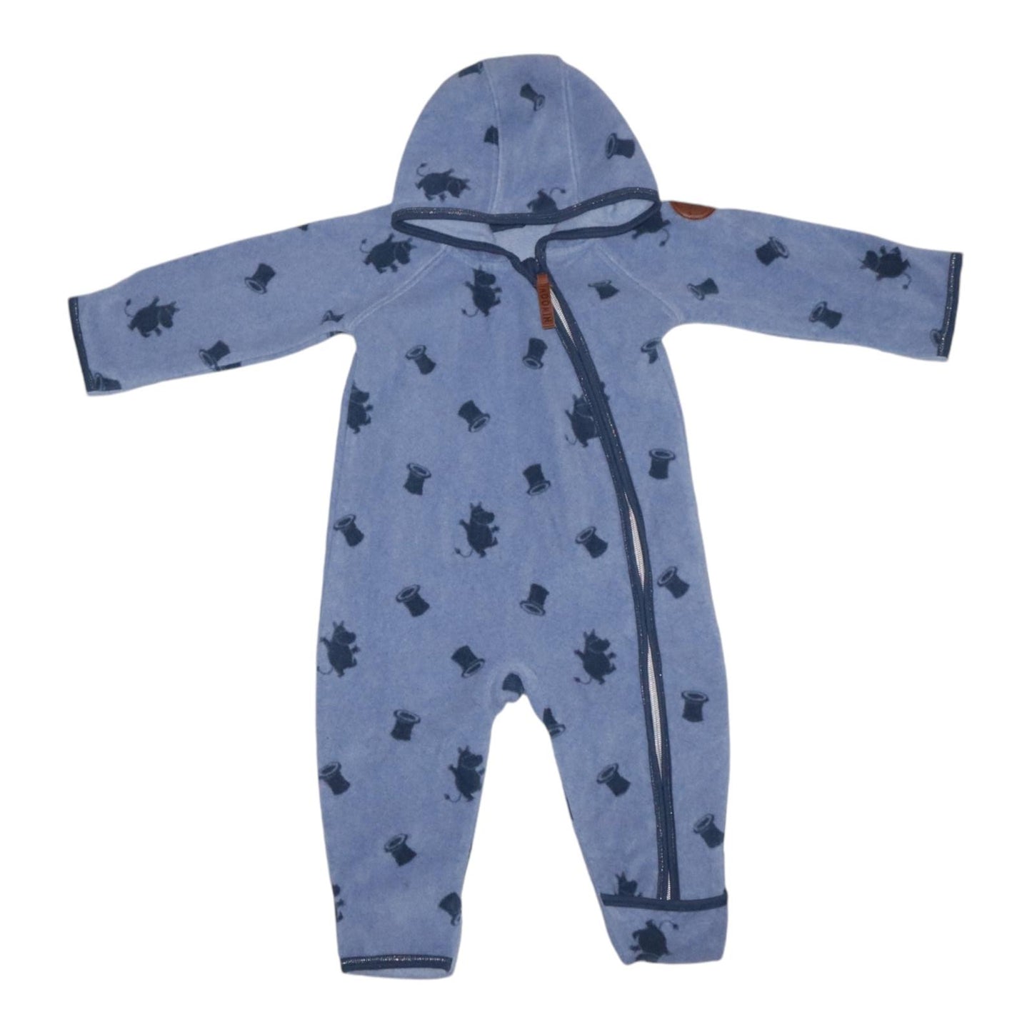 Overall i fleece från MOOMIN - Storlek 68 - Blå