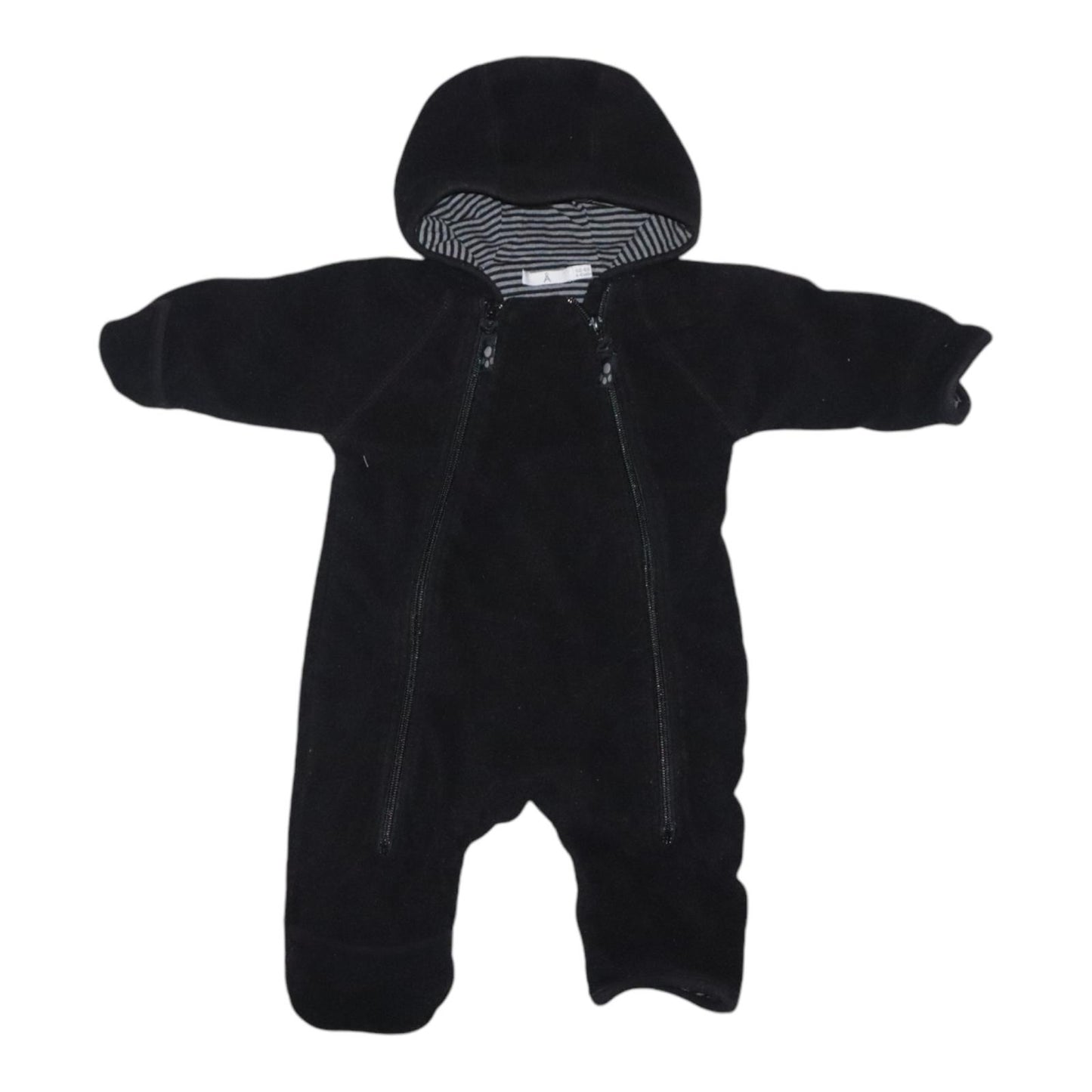 Overall i fleece från ÅHLÉNS - Storlek 62/68 - Svart