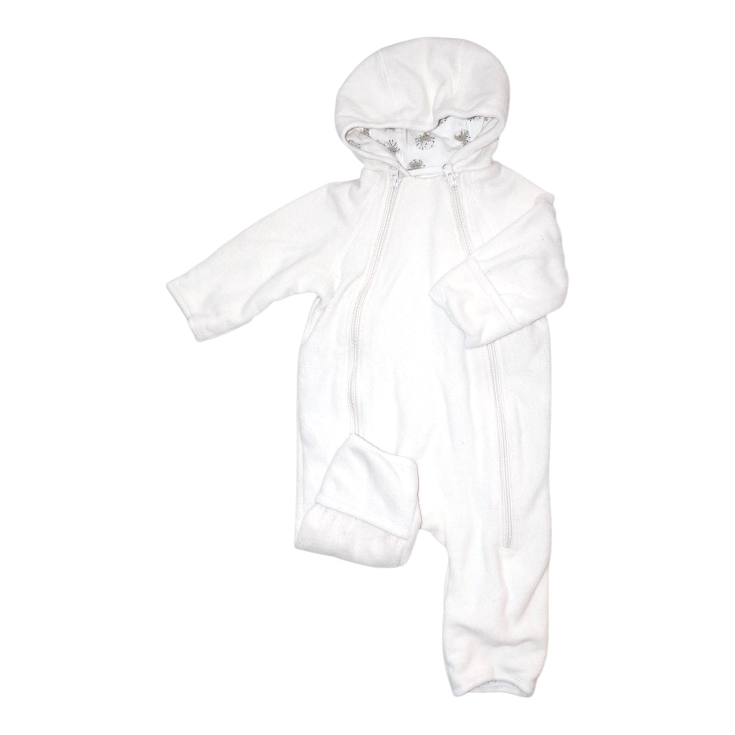 Mjuk Overall från minimarket - Storlek 68 - Benvit