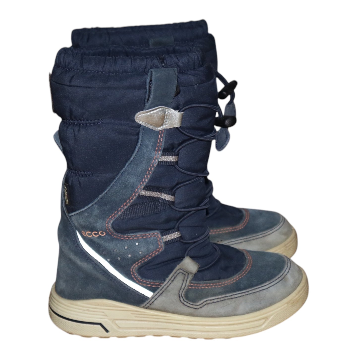 Vinterstövlar från ecco - Storlek 30 (Innermått 18 cm) - Mörkblå