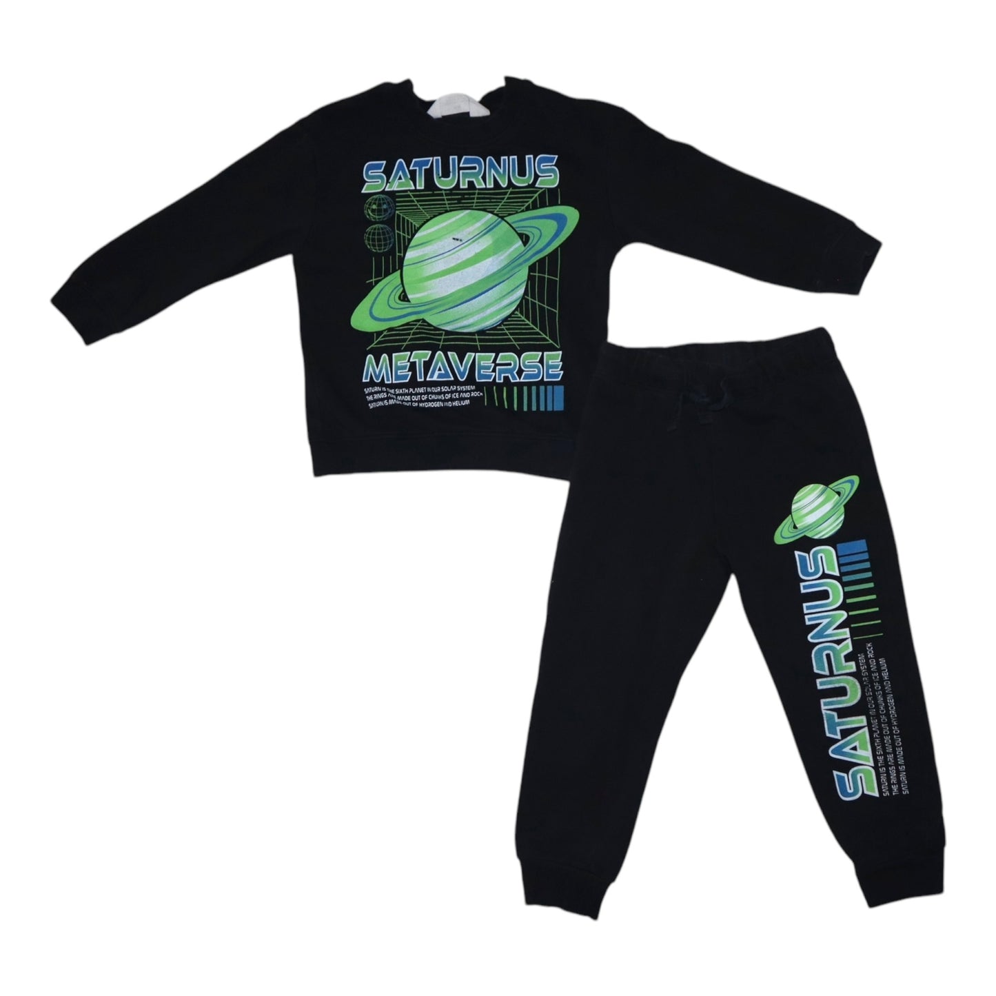 Tröja & Byxor Matchande Set från H&M - Storlek 104 - Svart