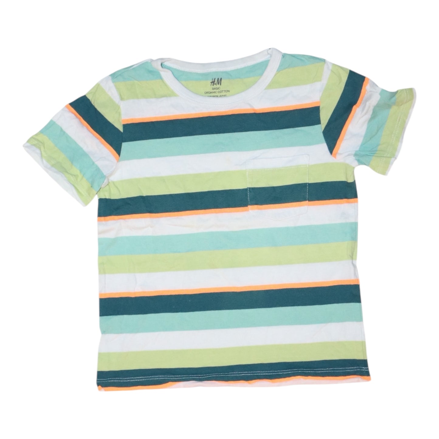 Kortärmad T-shirt (2 Pack) från H&M - Storlek 110/116 - Grön (Multi)